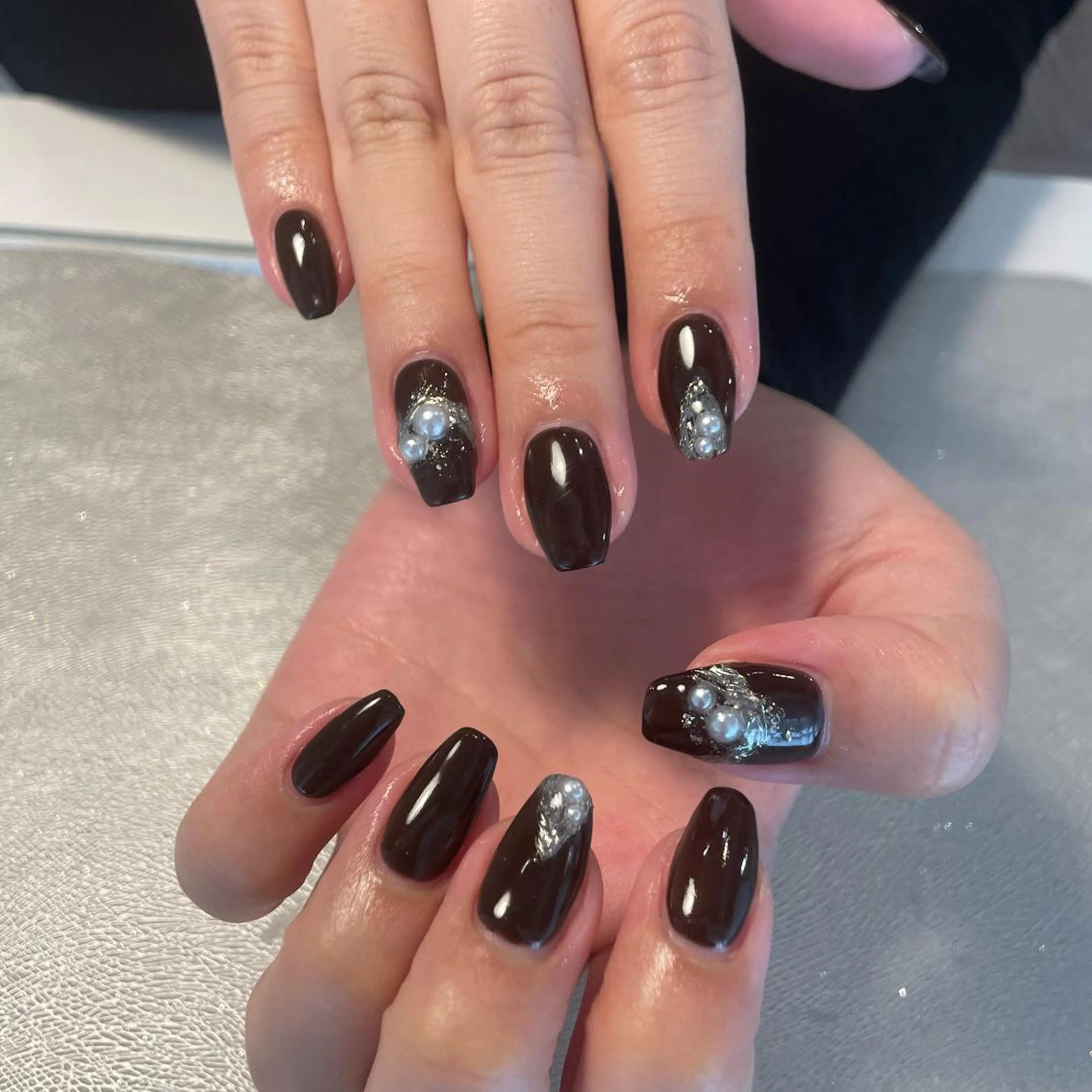 ネイル シンプルネイル ハンドネイル DigNail Moeのネイルデザイン