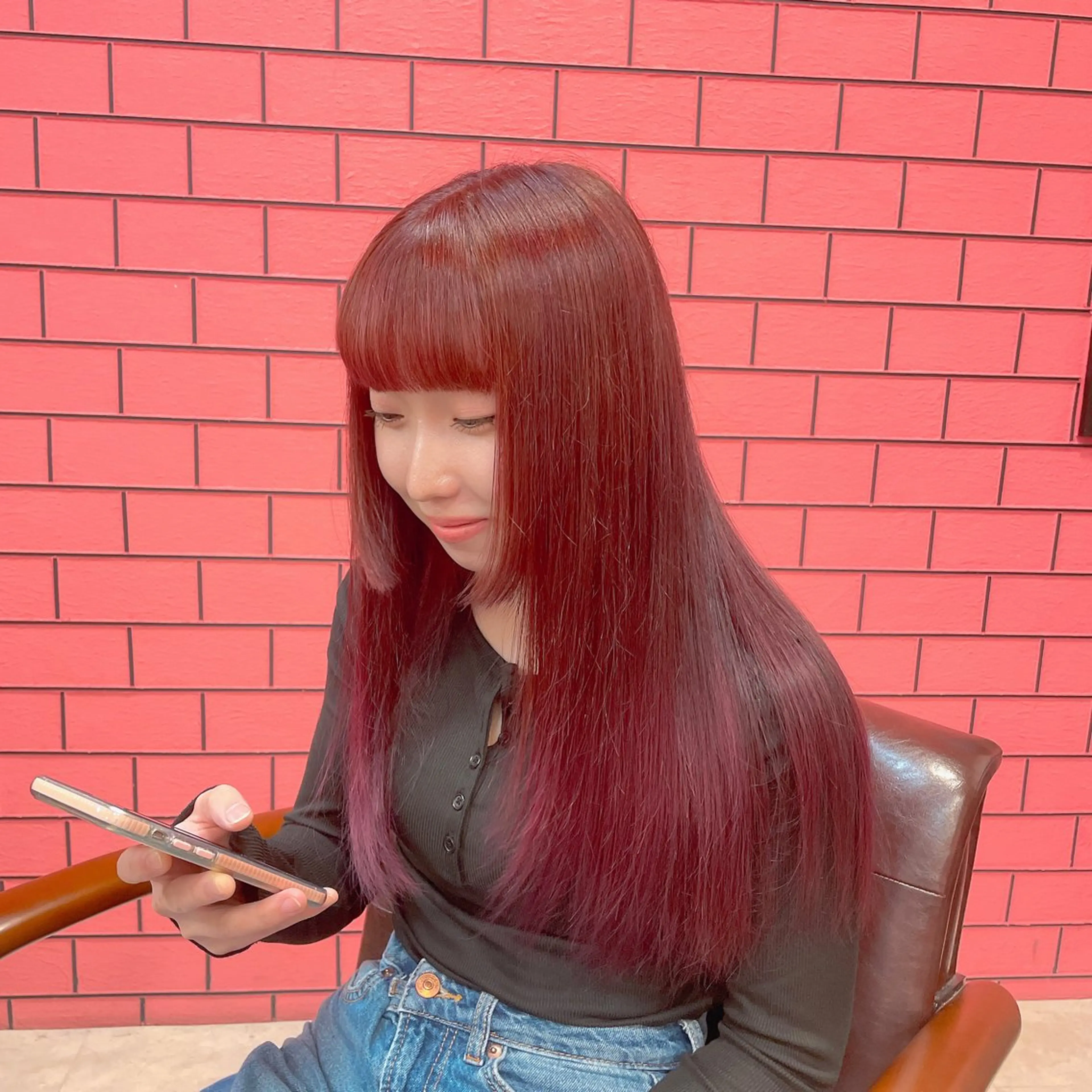 ロング カラー アッシュ バレイヤージュ ブリーチ ケアブリーチ ダークアッシュ ヘアカラー トリートメント デザインカラー 髪質改善Lilithのその他イメージ