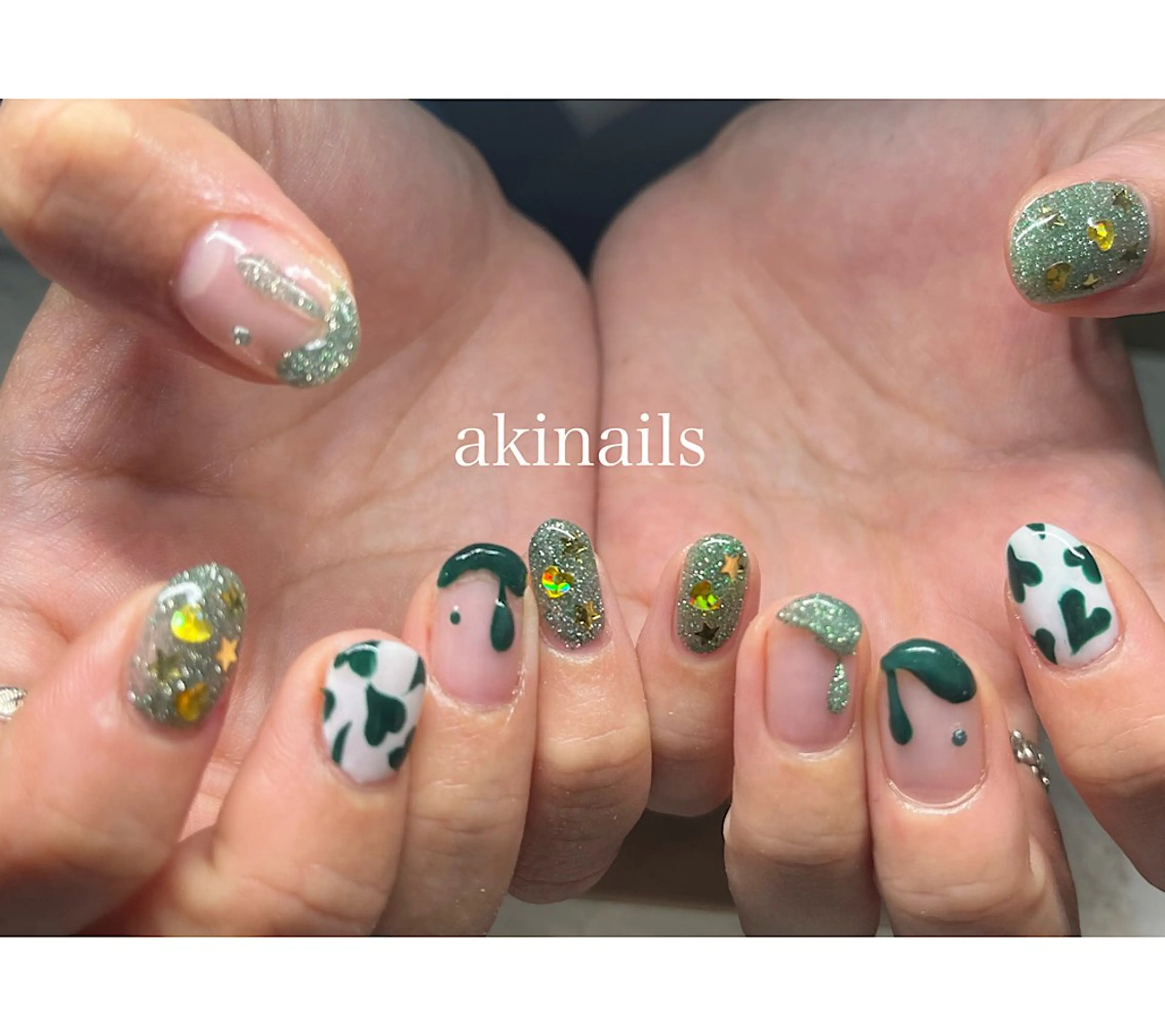 ネイル 持ち込み aki nailsのネイルデザイン