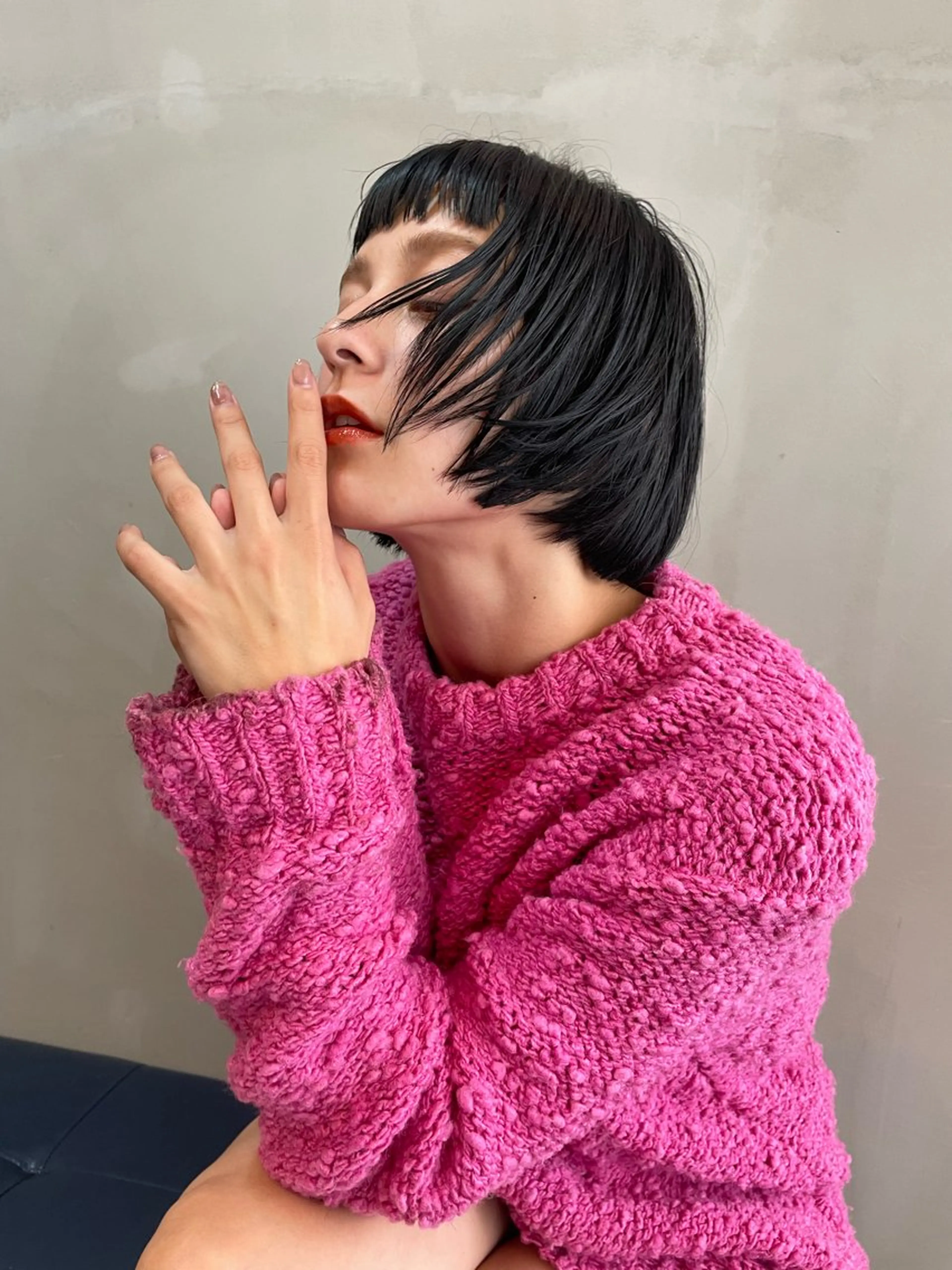 ショート カラー カット ヘアカラー トリートメント ショート/ボブ専門 宮脇美奈/南船場のヘアスタイル