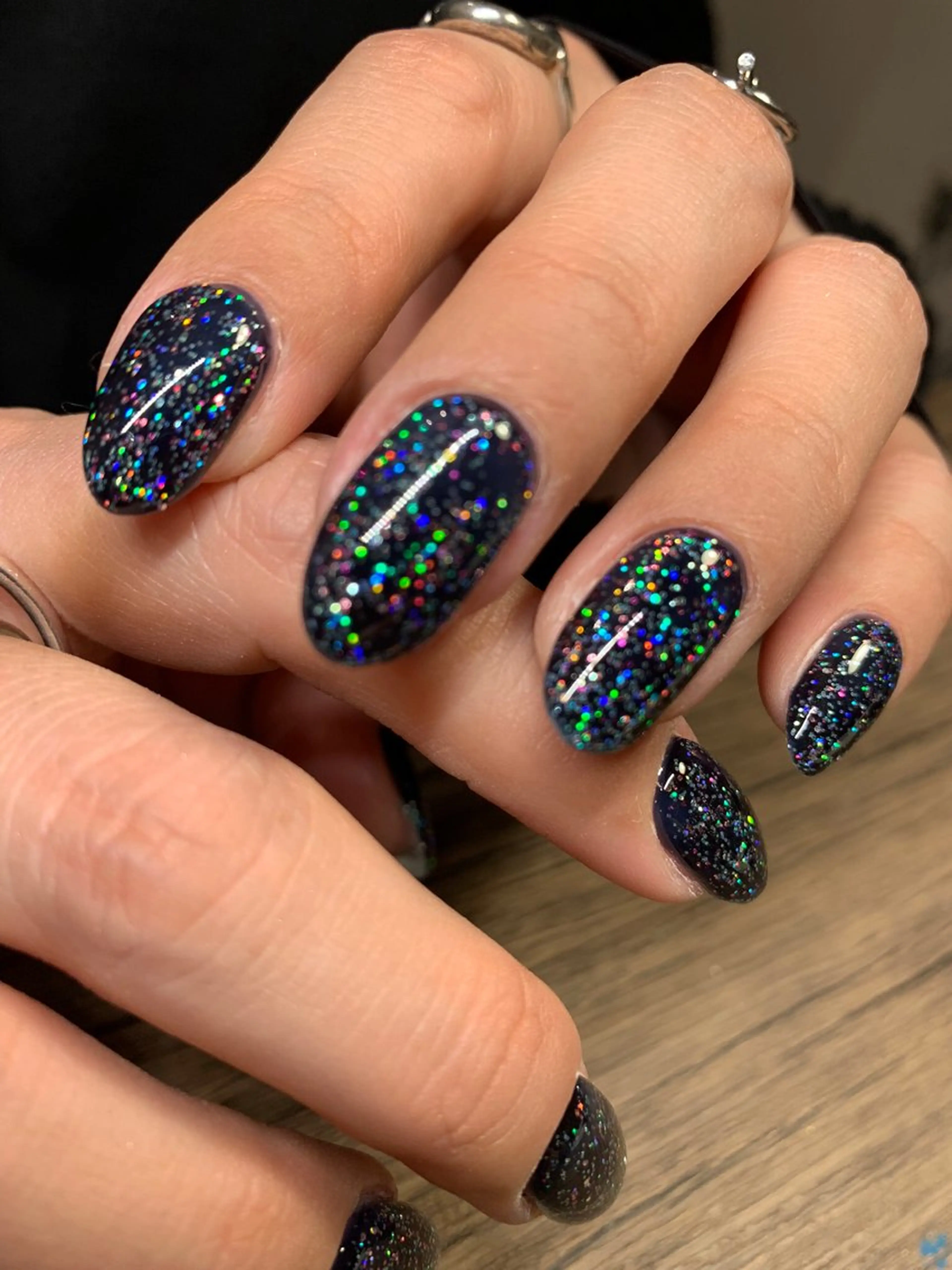 ネイル ラメ(グリッター) ワンカラーネイル asumi's nice  nails所属・小西 明日美のネイルデザイン