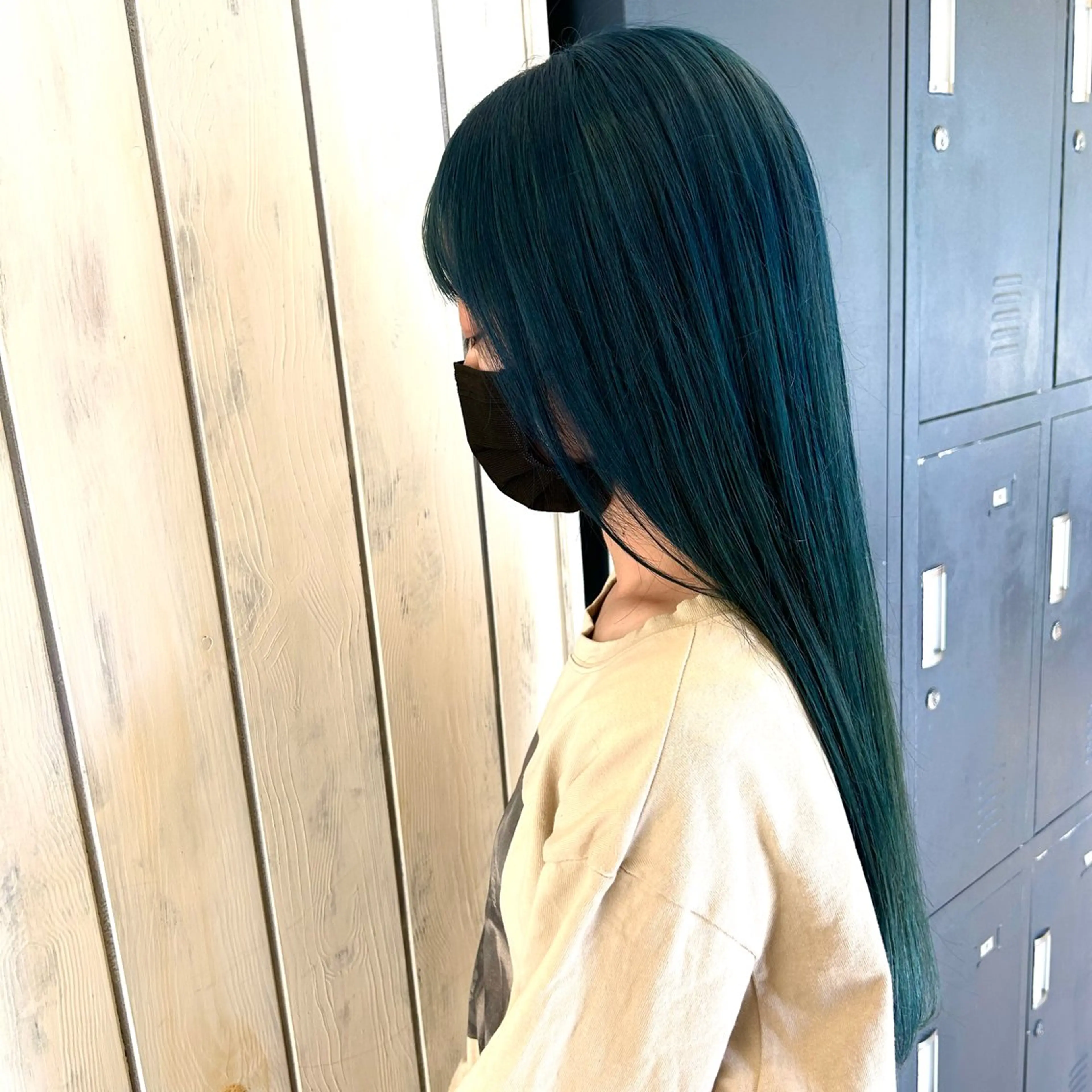 ロング ヘアカラー トリートメント 高津 千慧のヘアスタイル