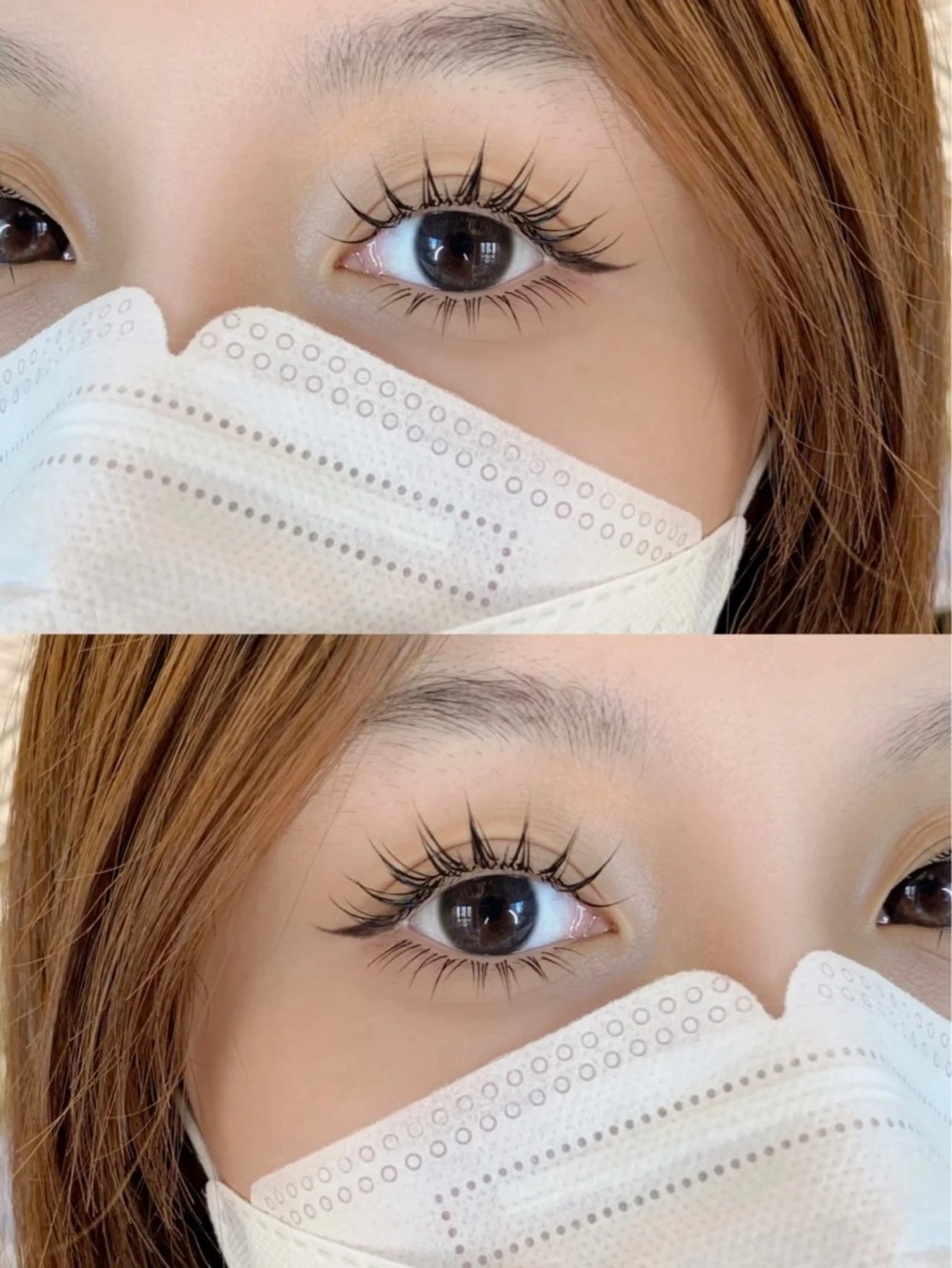 マツエク・マツパ ゆり❤️愛.ラッシュ AURAのマツエク・マツパデザイン