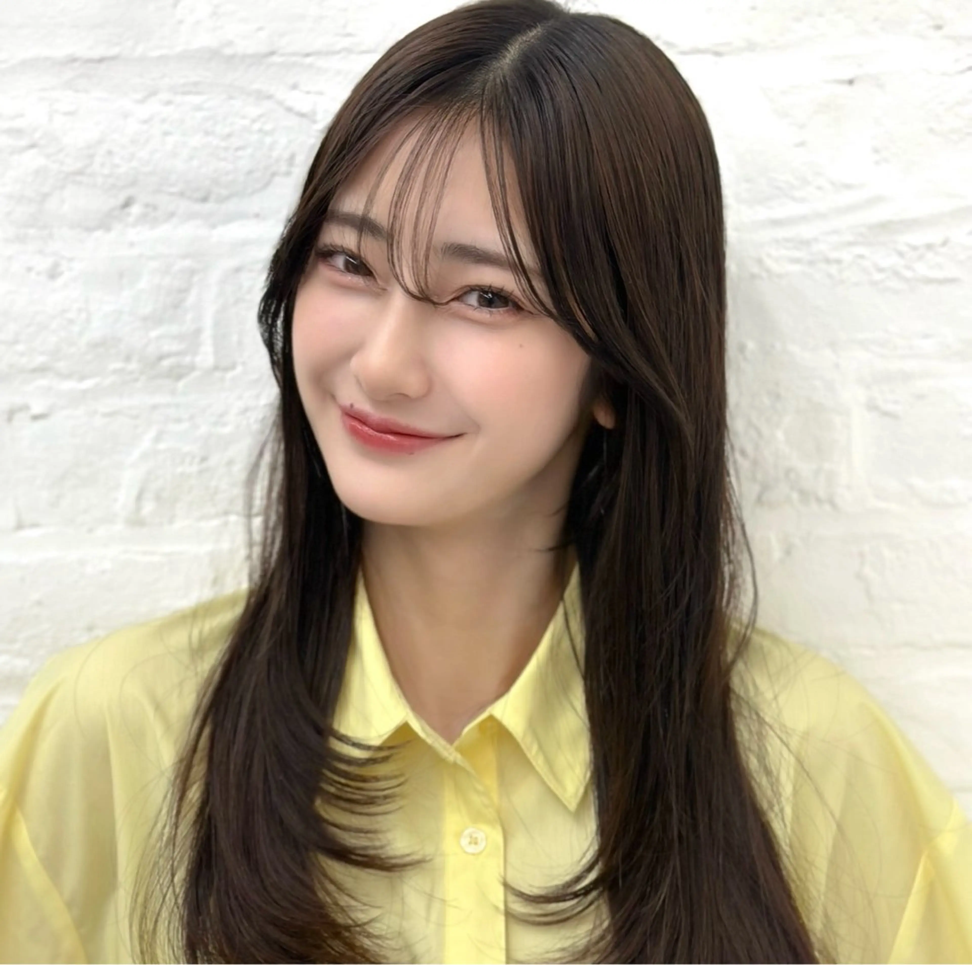 セミロング カット ヘアカラー トリートメント ヘッドスパ ヘアセット 前髪顔まわりカット 🌈中村海聖のヘアスタイル