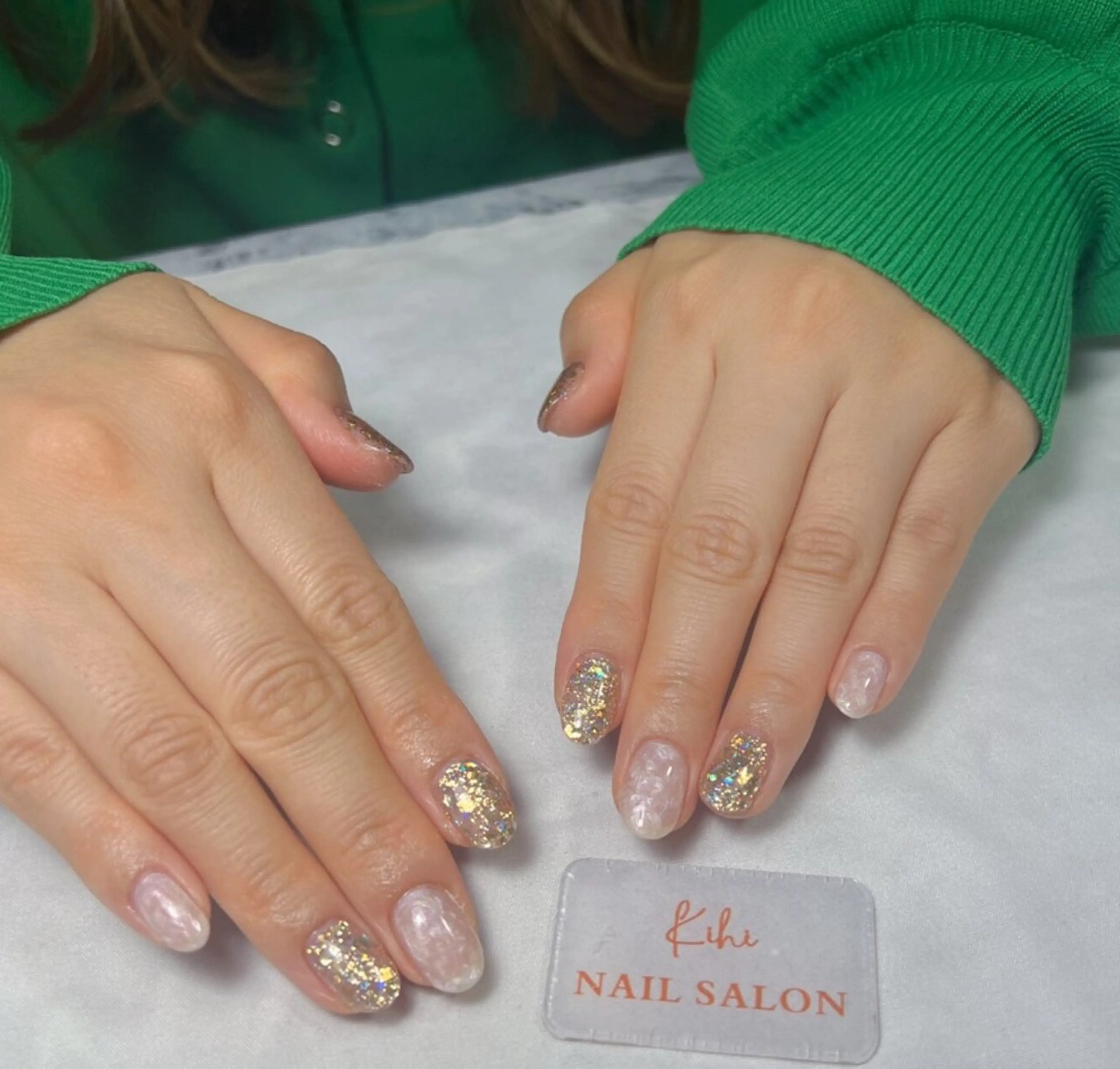 ネイル アートネイル フレンチネイル ジェルネイル グラデーション 韓国ネイル 村中 ハナのネイルデザイン