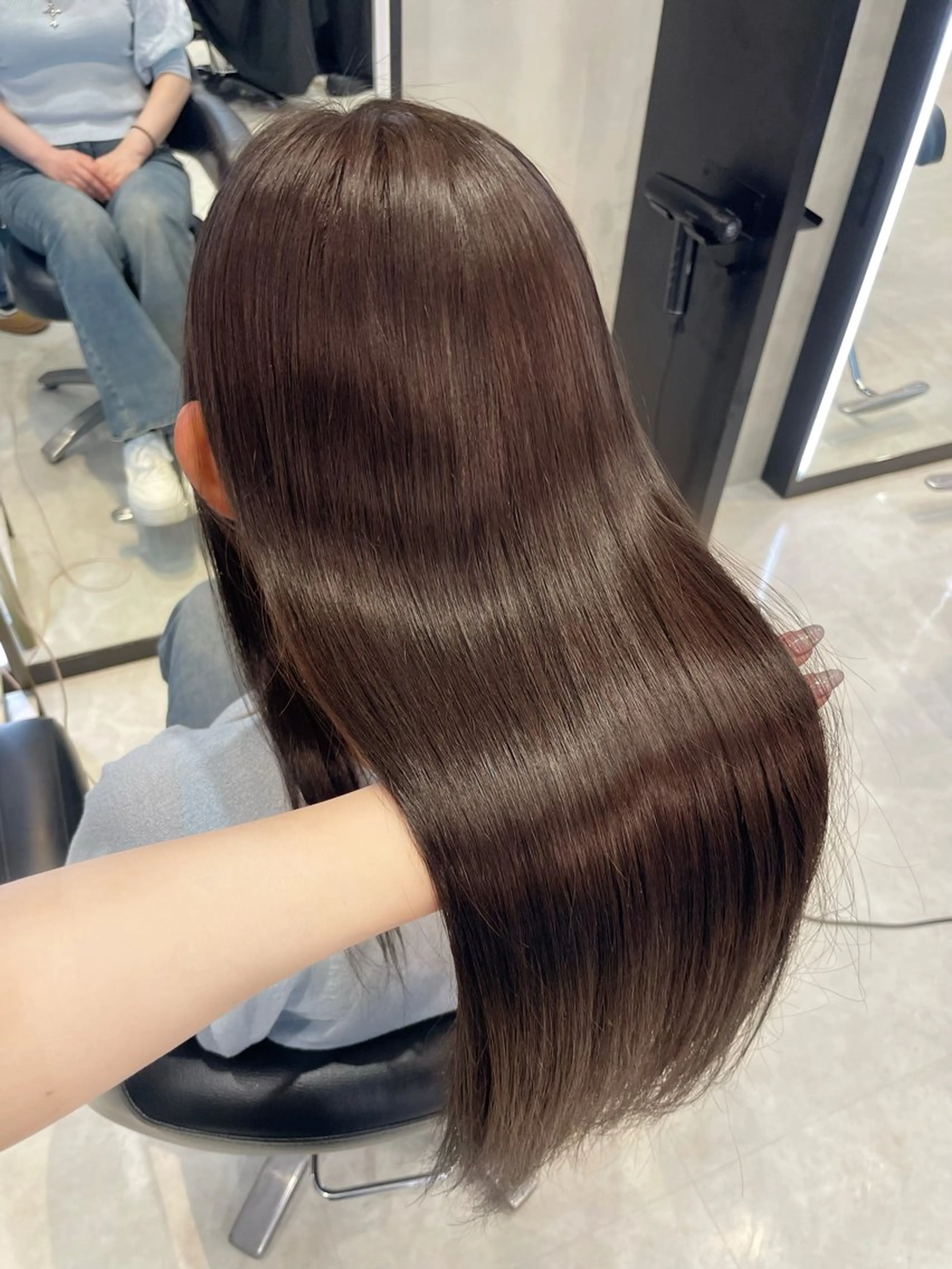 ロング カラー 艶カラー♡クール トレンドヘア♡アユミのヘアスタイル