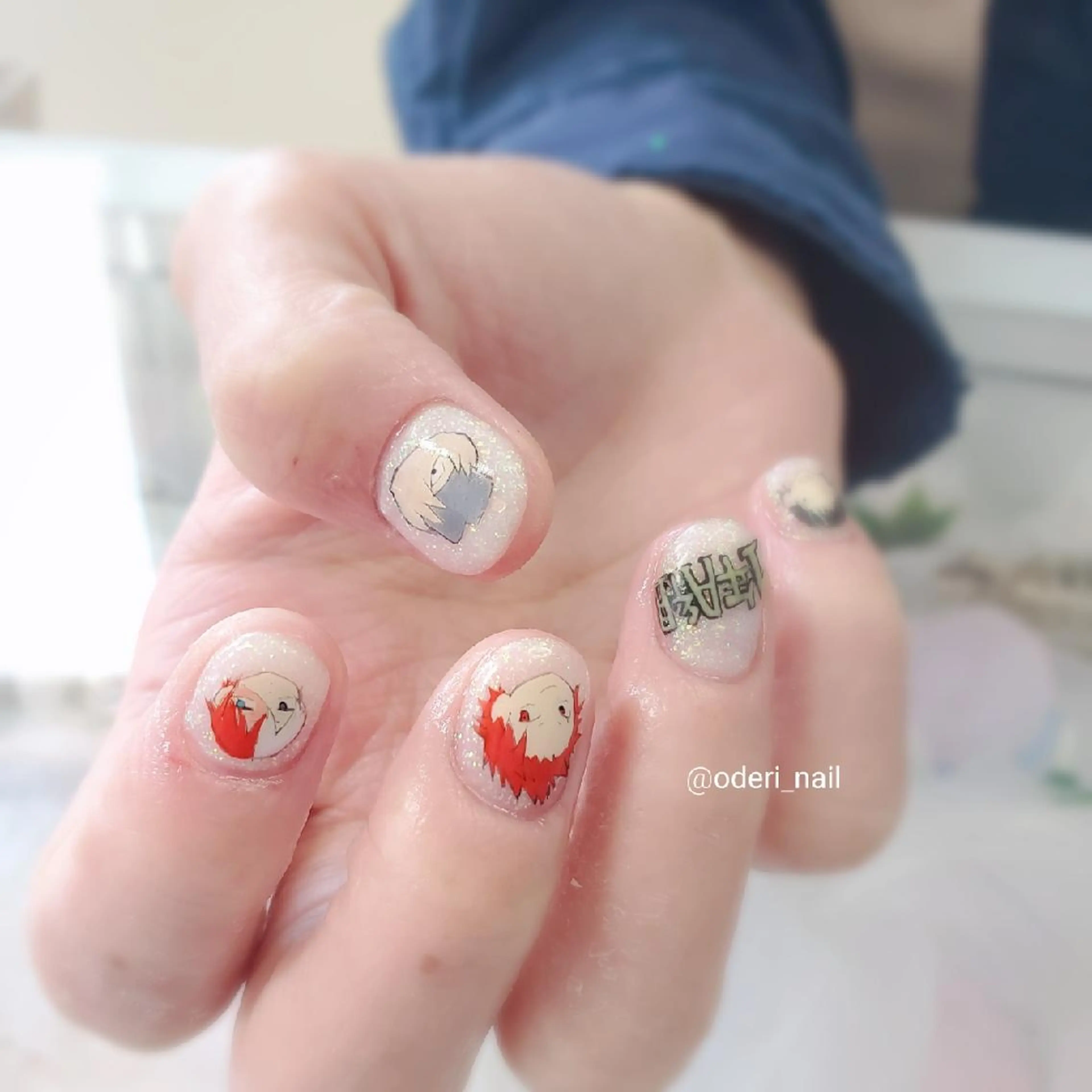 ネイル アートネイル ジェルネイル おで@ oderi_nailのネイルデザイン