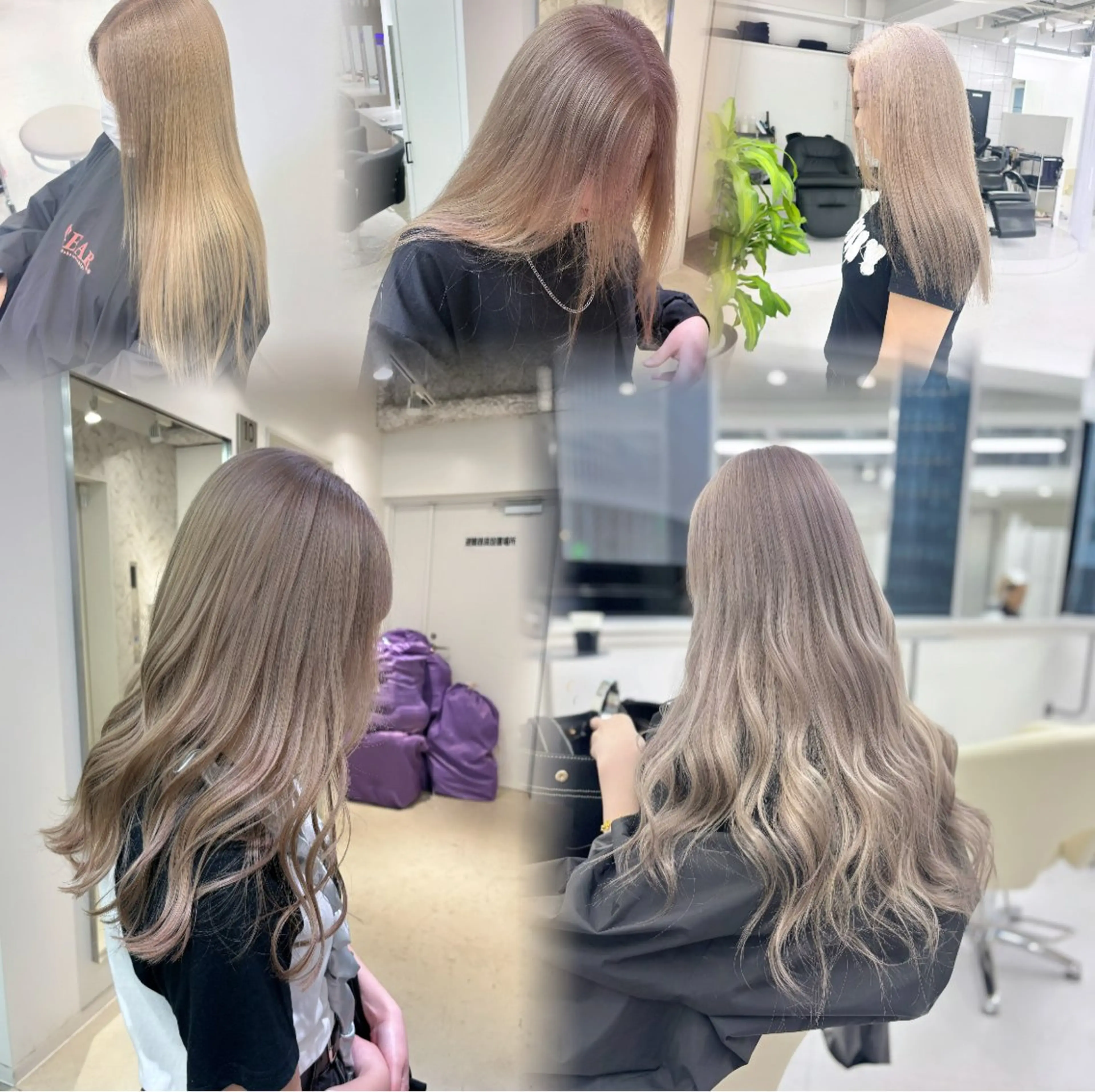 ミディアム カット ヘアカラー トリートメント ヘアセット 🎗 💖井上 竜 ブリーチ指名No.1のヘアスタイル