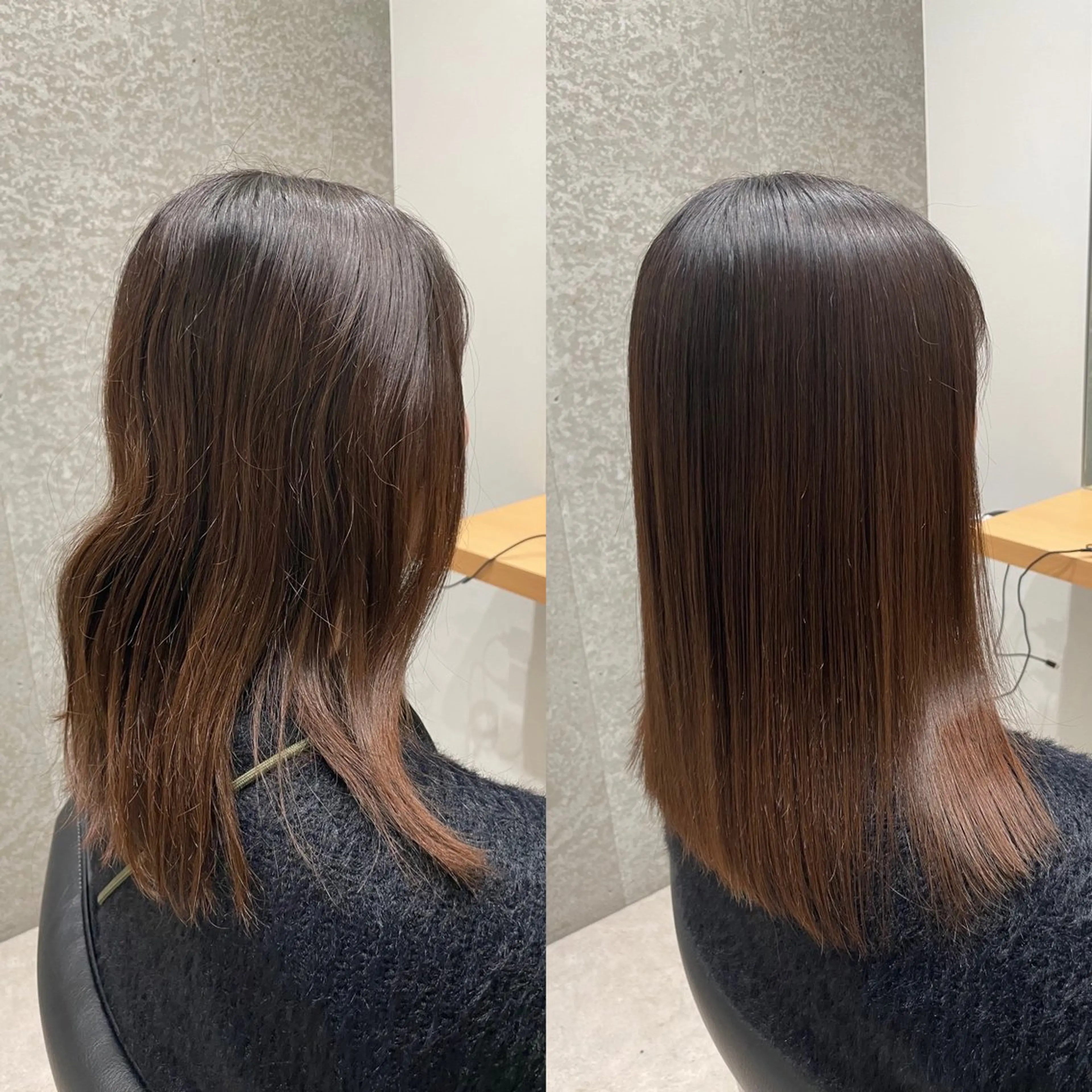 ミディアム 髪質改善 トリートメント トリートメント ヘッドスパ 髪質改善ヘアケア 艶髪特化/上田のヘアスタイル