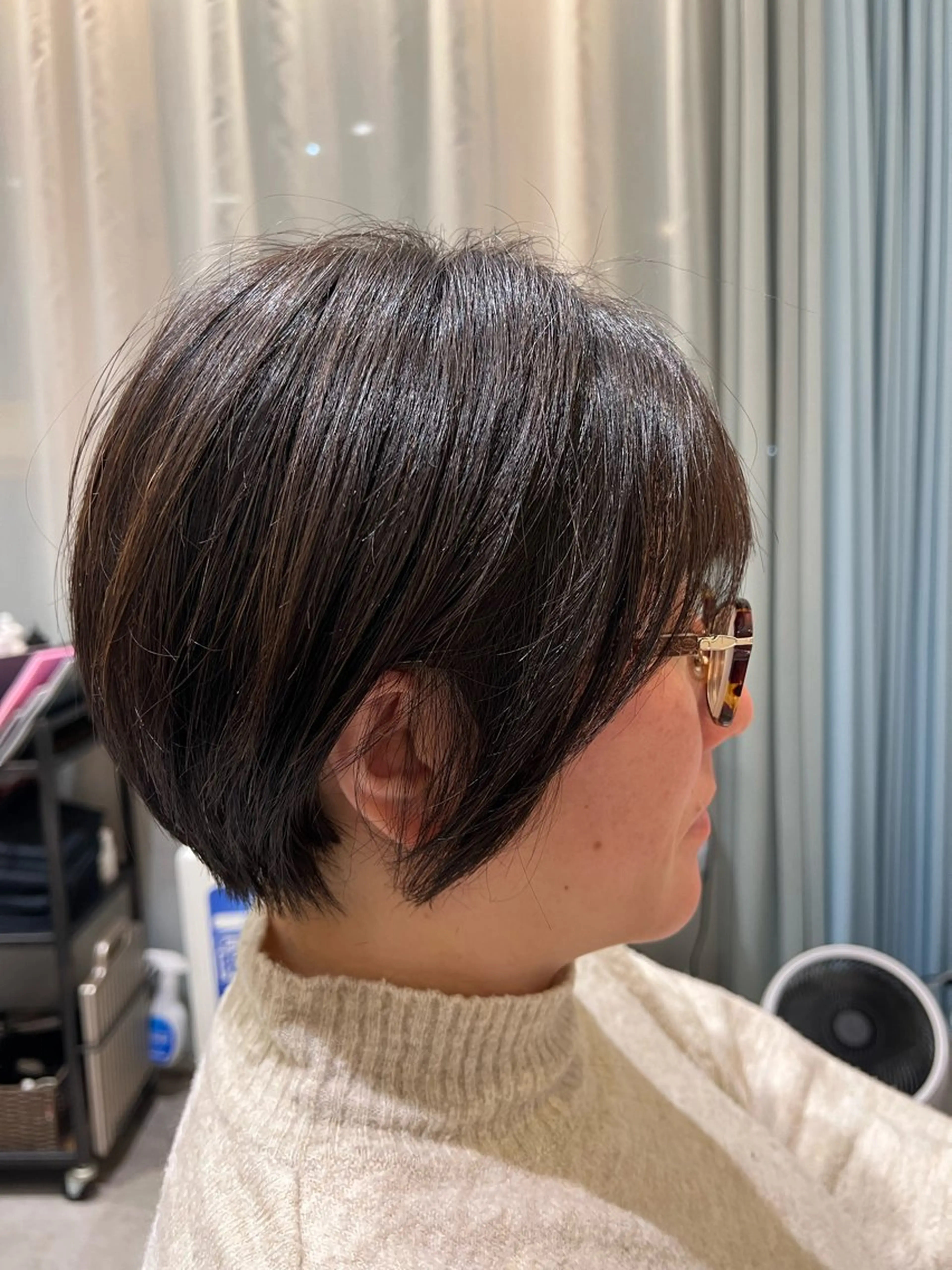 ショート ショートヘア サラツヤ美髪矯正✨️ 平木亜美‪のヘアスタイル