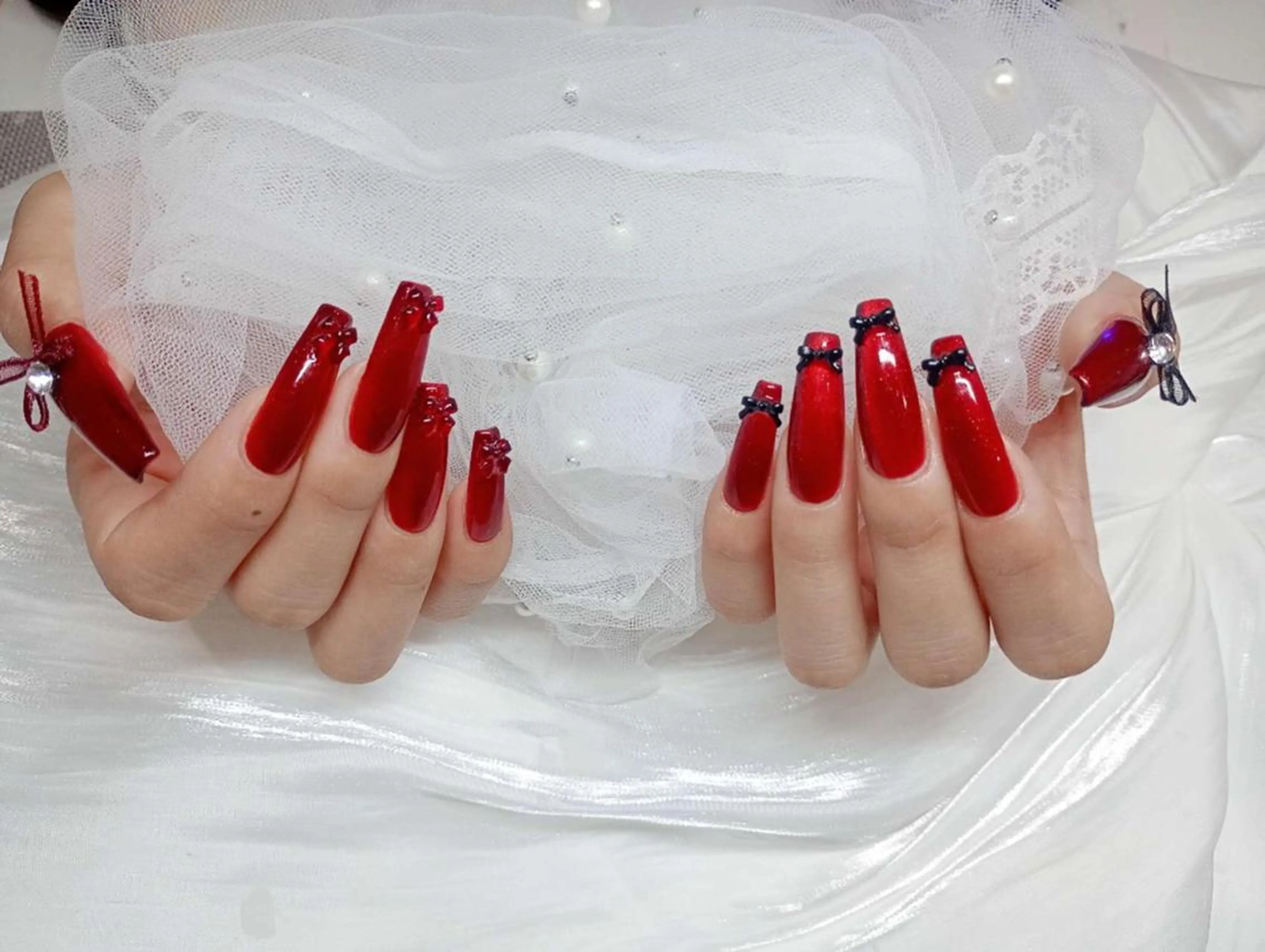 ネイル 長さ出し ジェルネイル マグネットネイル 持ち込み パラジェル ハンドネイル ハンドケア the nail ぺぺのネイルデザイン