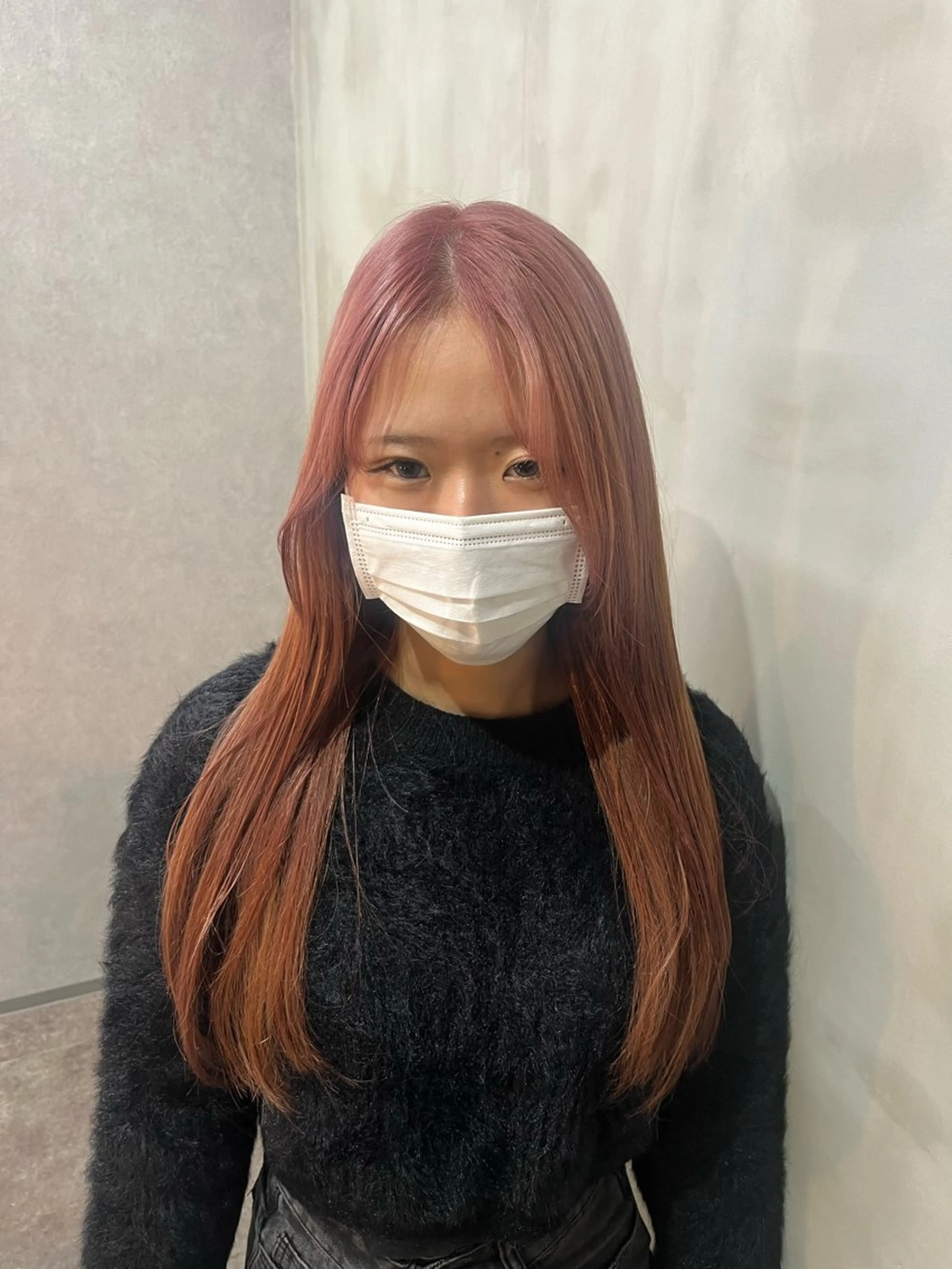 ロング カラー カット ヘアカラー トリートメント yuumi/大濠🪷 レイヤー/ハイトーンのヘアスタイル