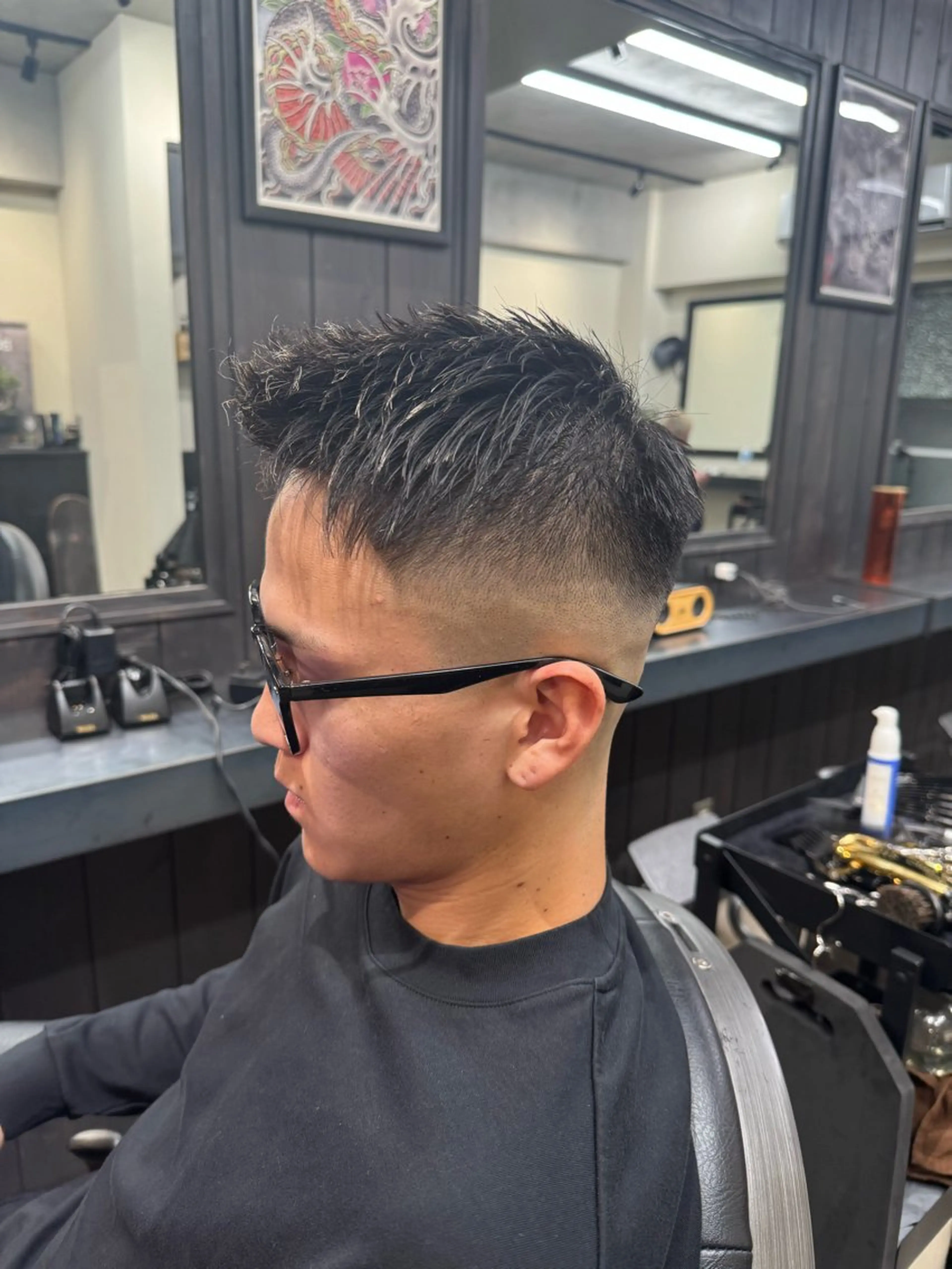 ショート メンズ 断髪刈舞所属・市川 碧斗のヘアスタイル