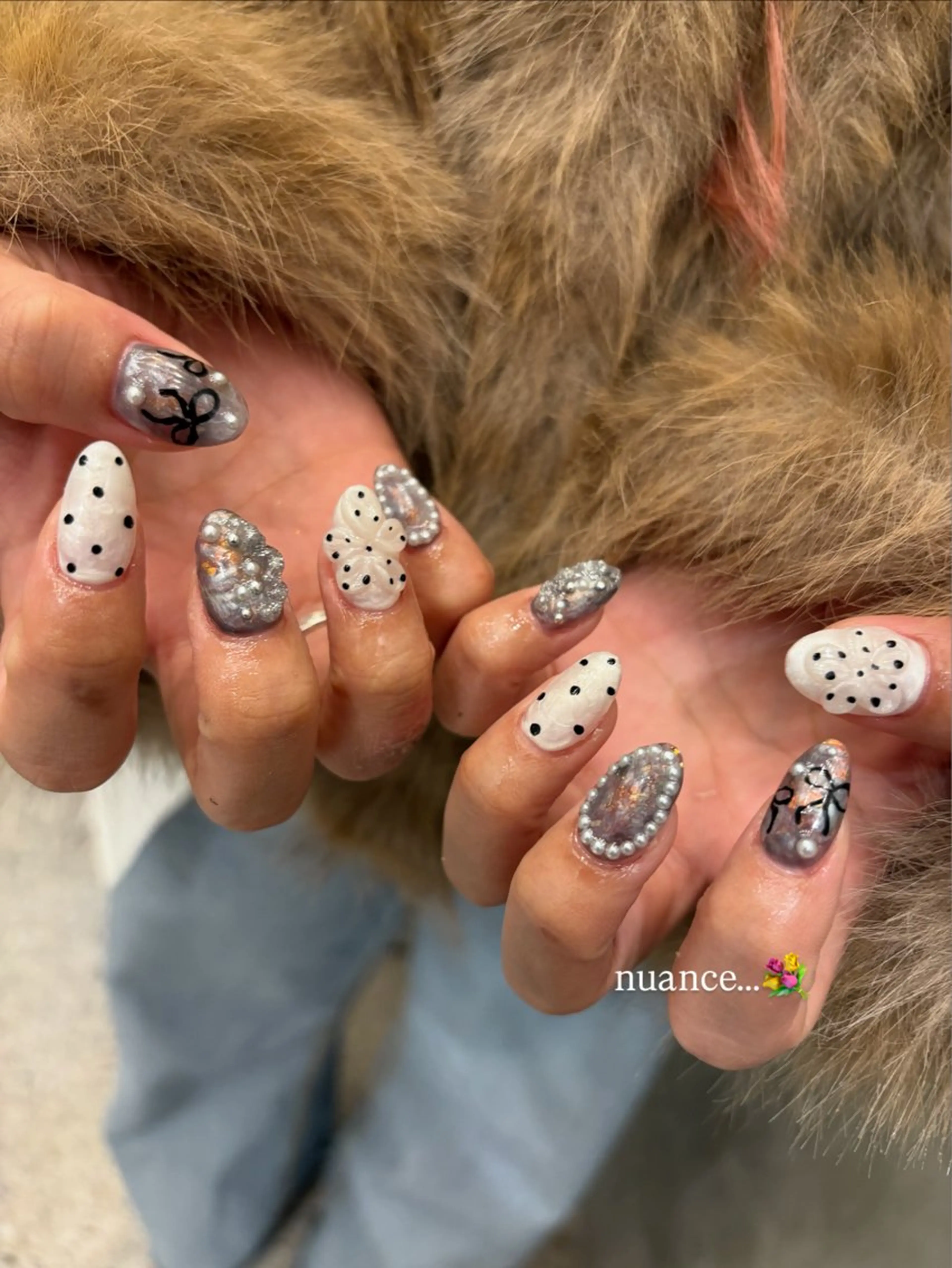 ネイル ハンドネイル She nail studio 原宿所属・パラジェル有/ スカルプ/mahoのネイルデザイン