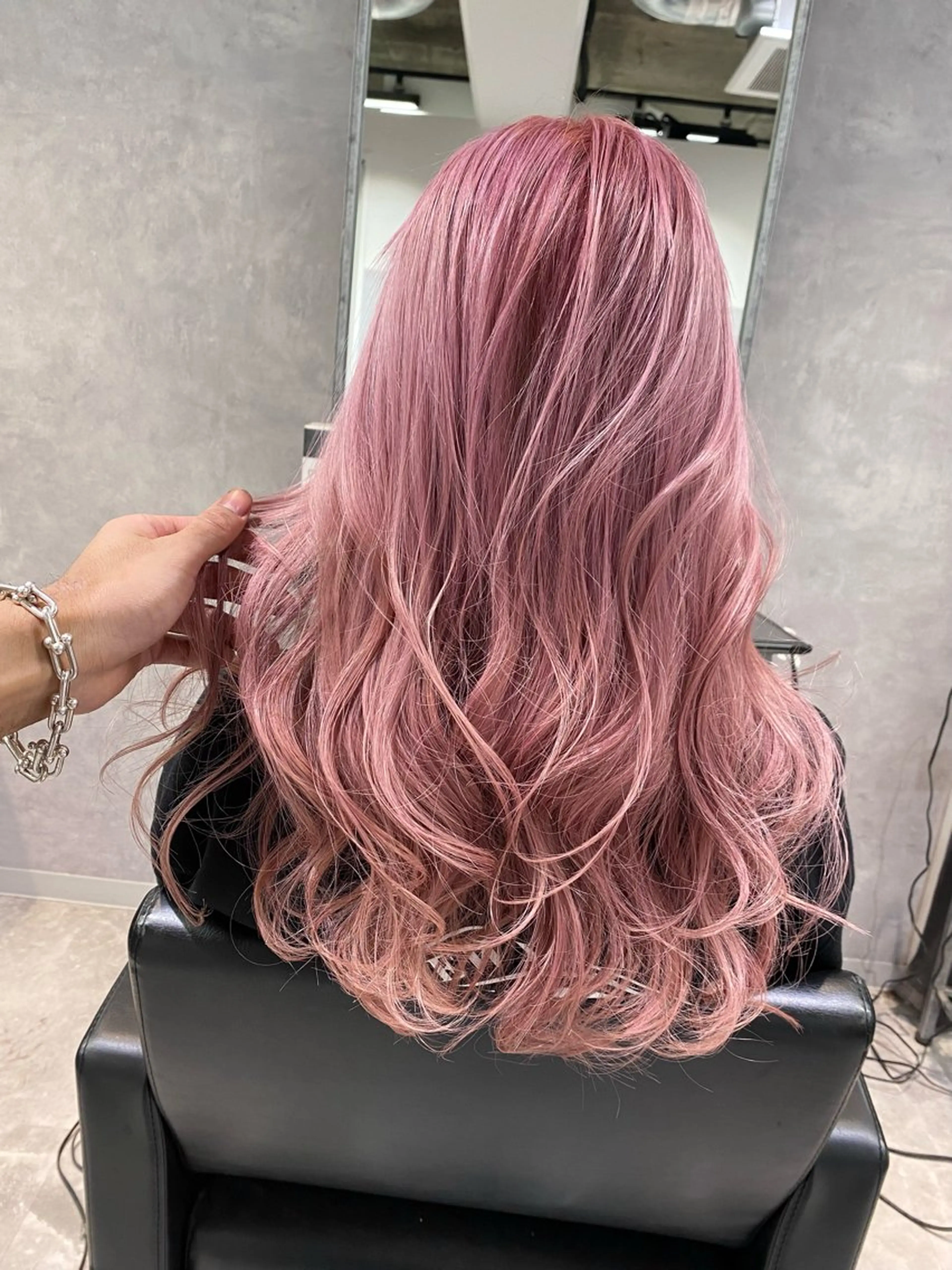 カラー ラベンダーカラー ピンクカラー ピンクラベンダー カレン mimiiyのヘアスタイル