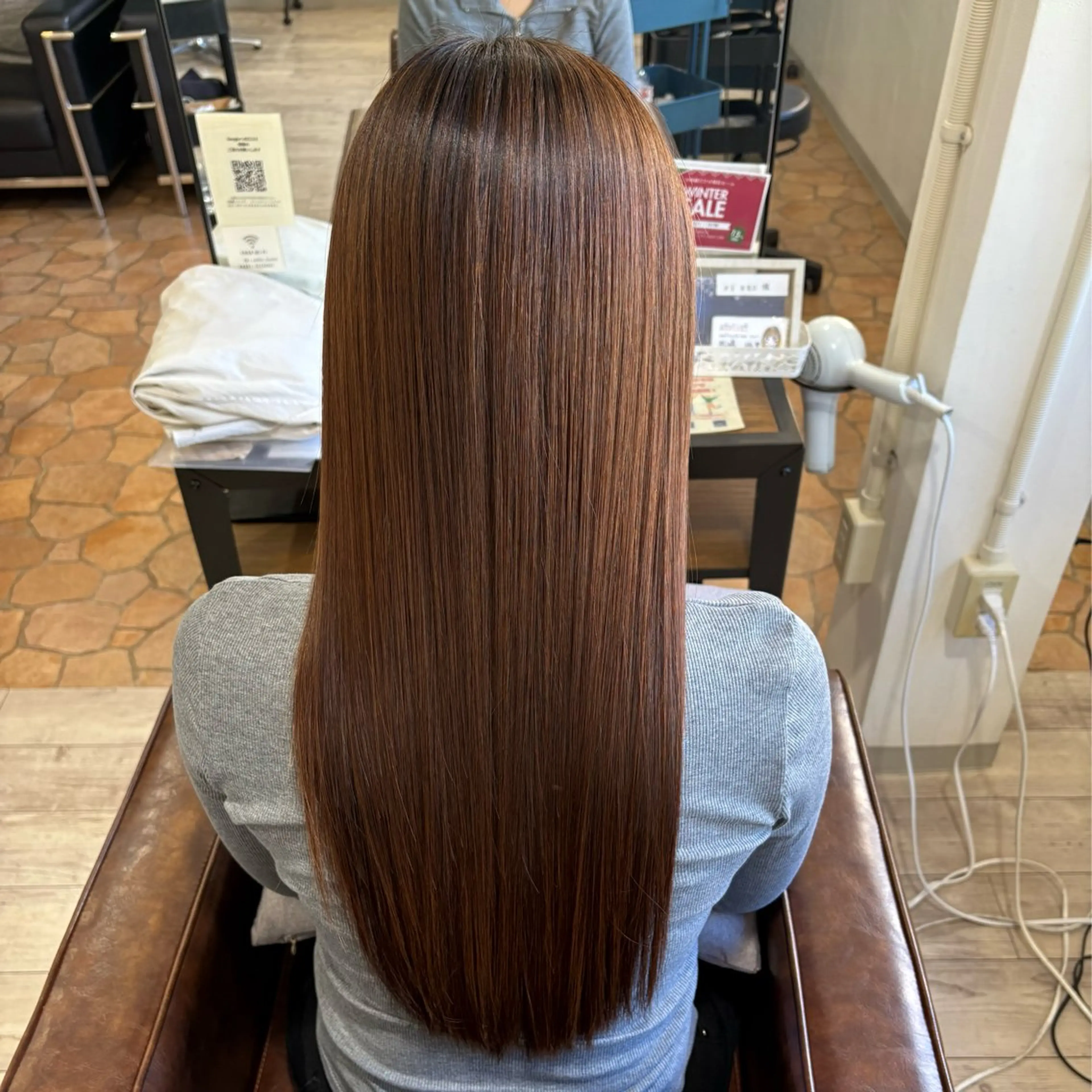 ロング カット 縮毛矯正 🫧縮毛矯正🫧 yuriのヘアスタイル