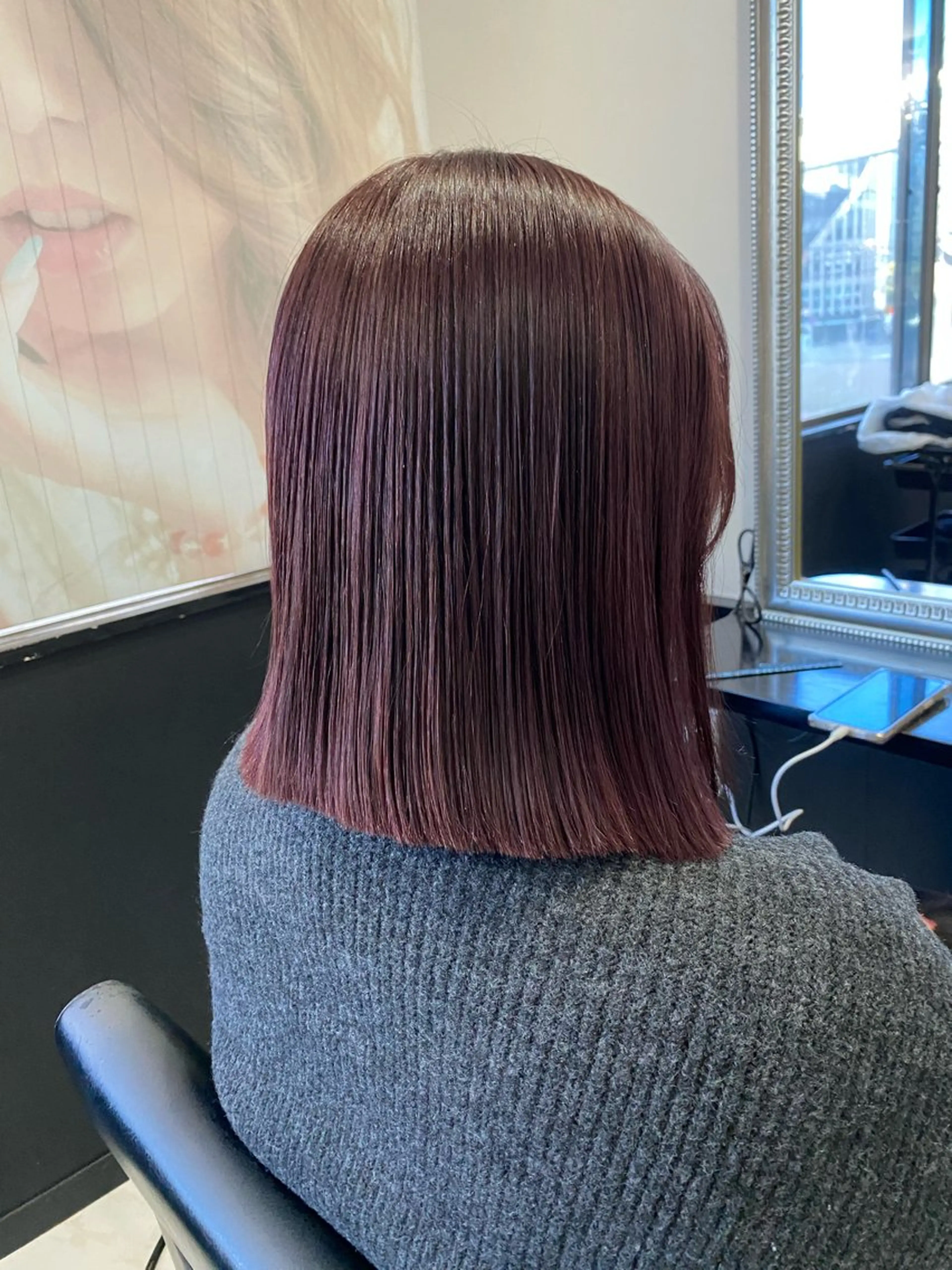 ミディアム パープルカラー HIYORI🌺 /ジェルムのヘアスタイル