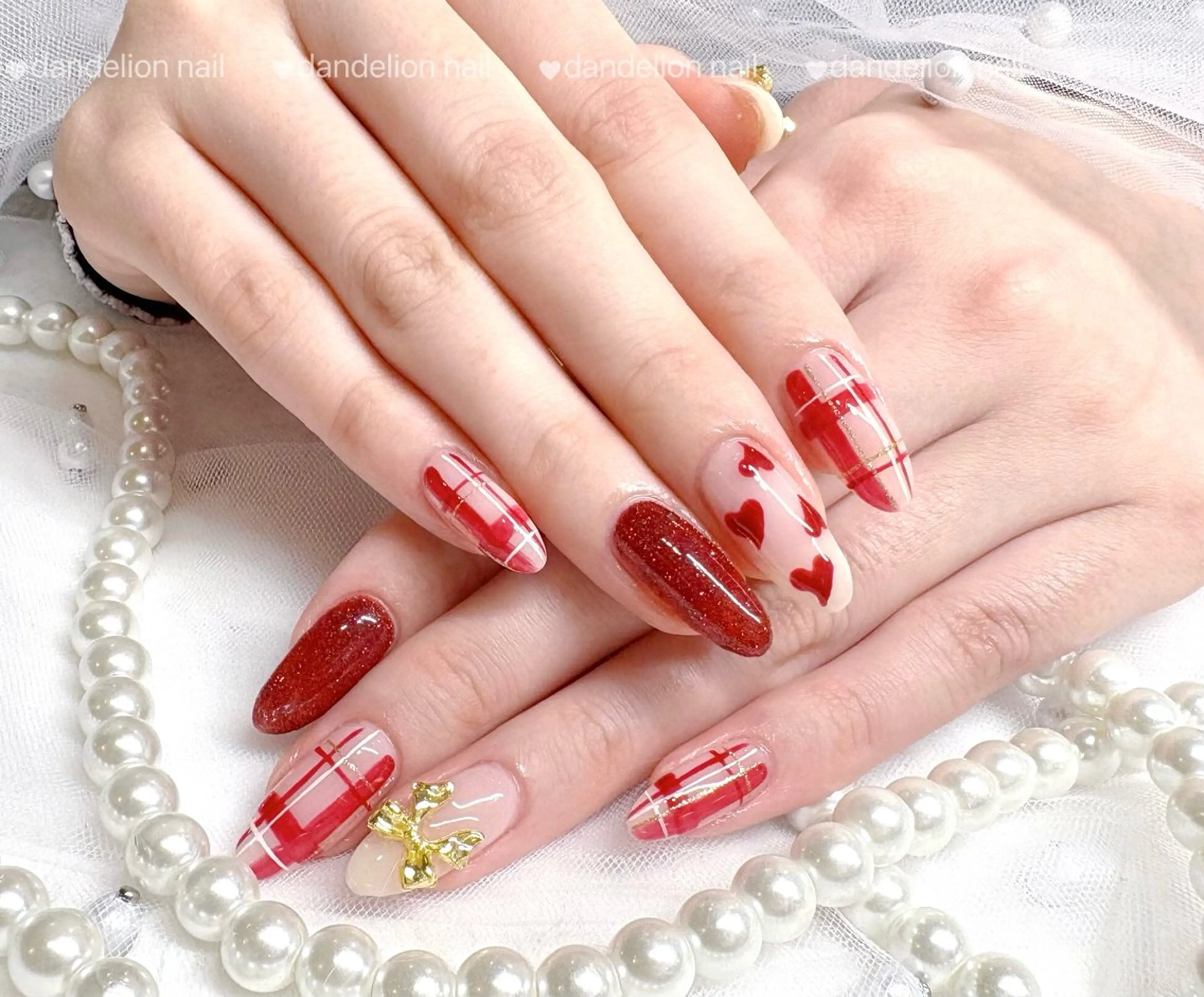 ネイル 持ち込み スカルプネイル ワンホンネイル ハンドネイル dandelion nail北千住のネイルデザイン