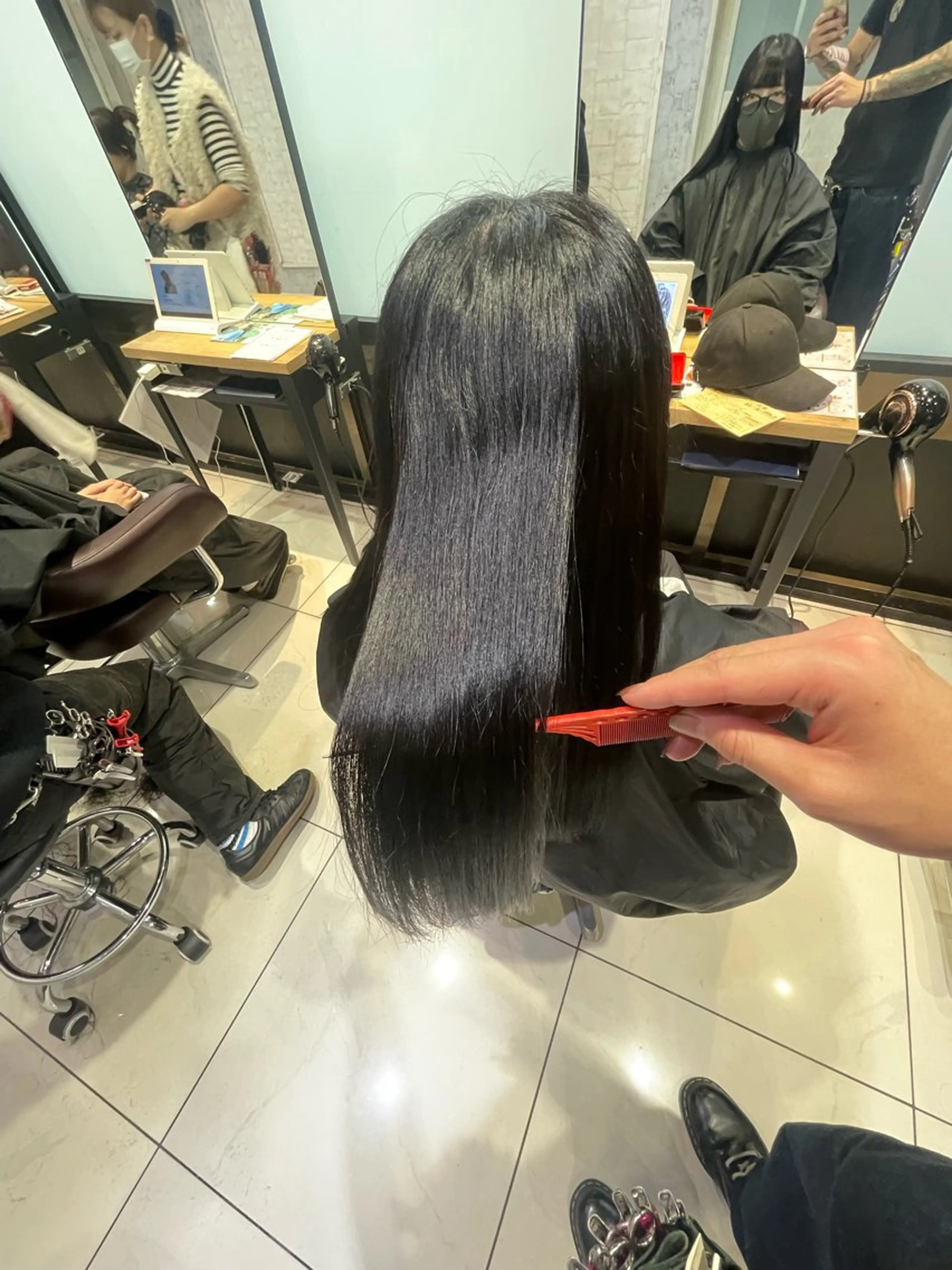 本日限定✨カット+透明感カラーの写真