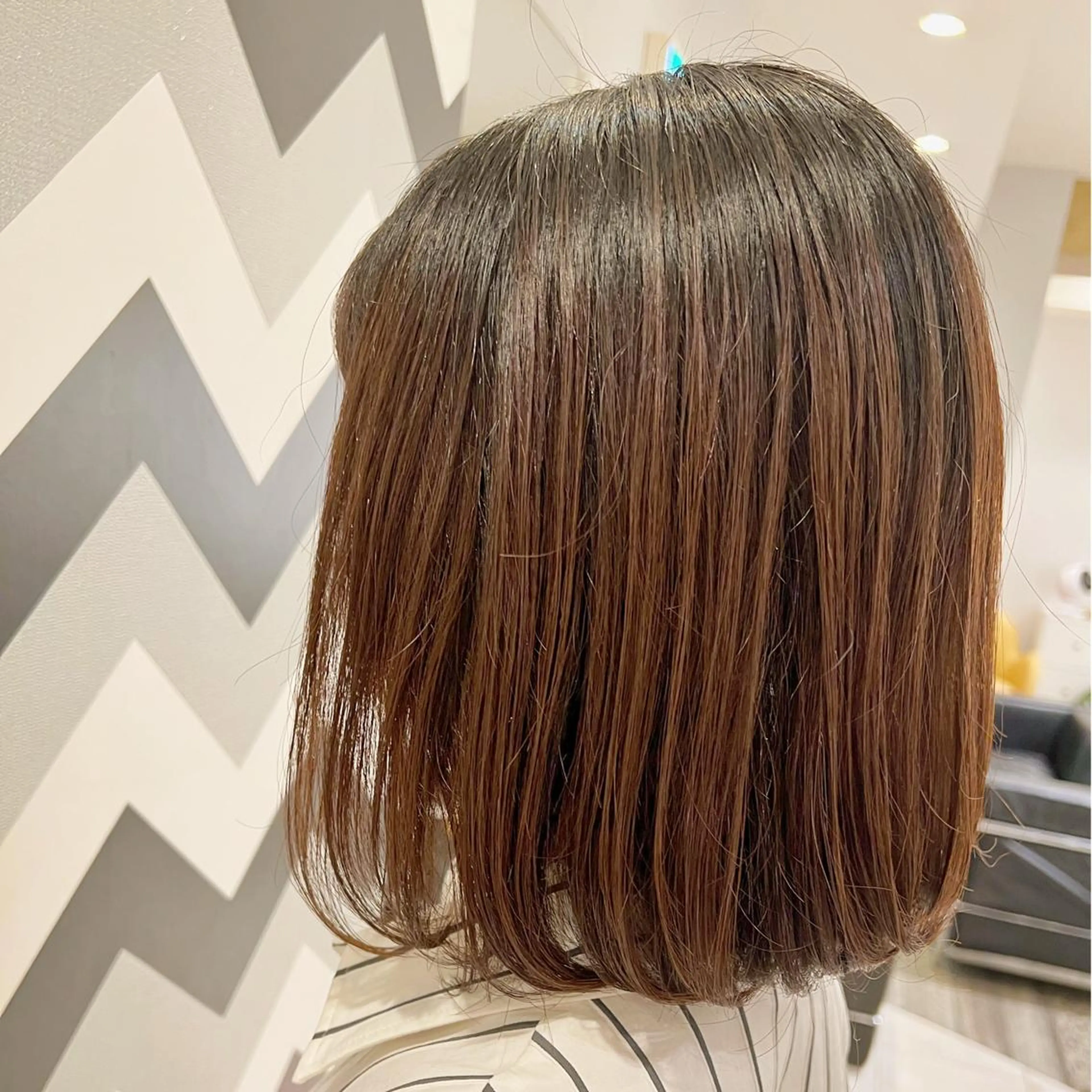 ミディアム カラー ヘアアレンジ カット ヘアカラー トリートメント Soleria所属・艶髪/酸性ストレート 根本零のヘアスタイル