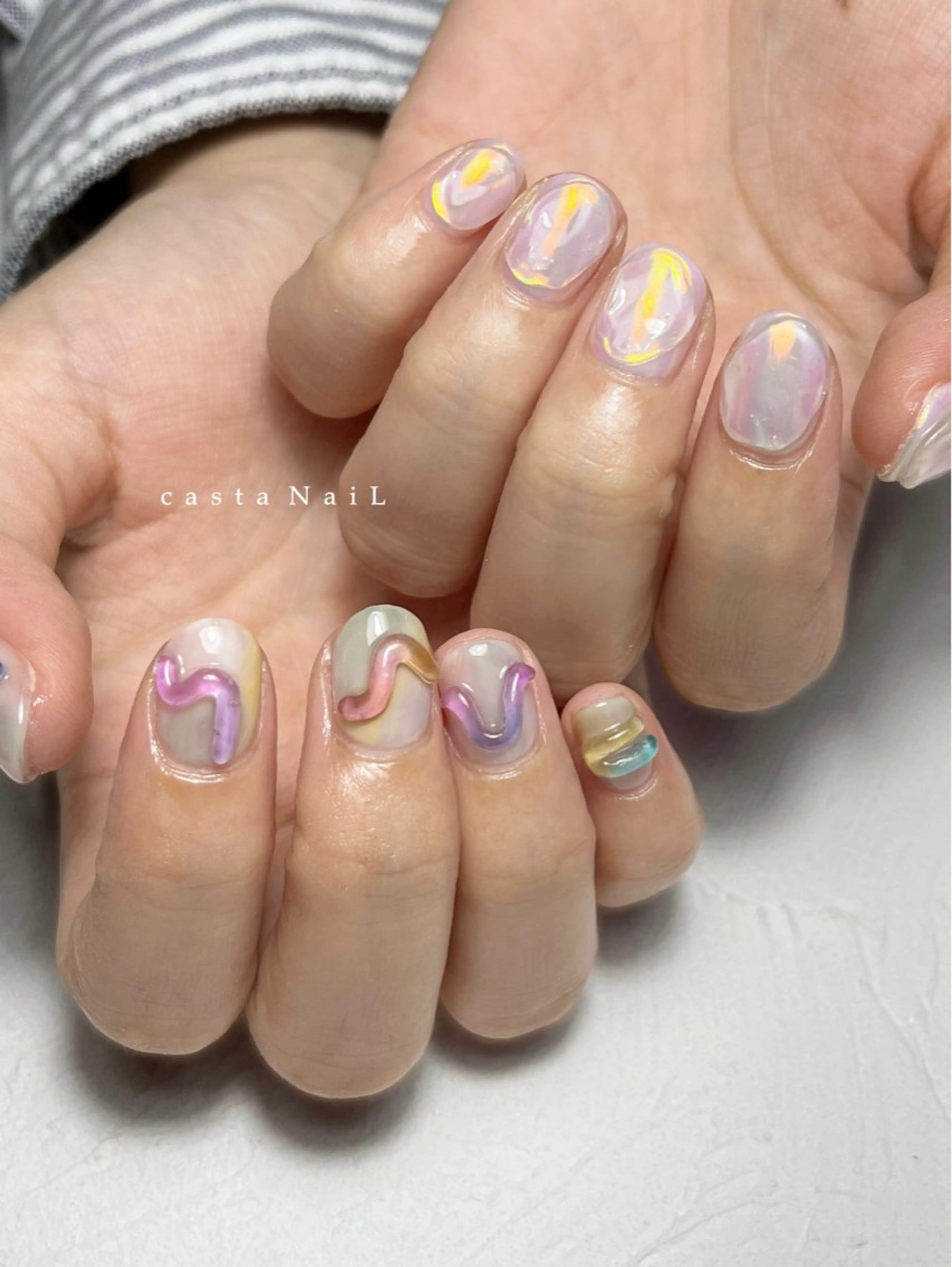ネイル ハンドネイル c a s t a N a i Lのネイルデザイン
