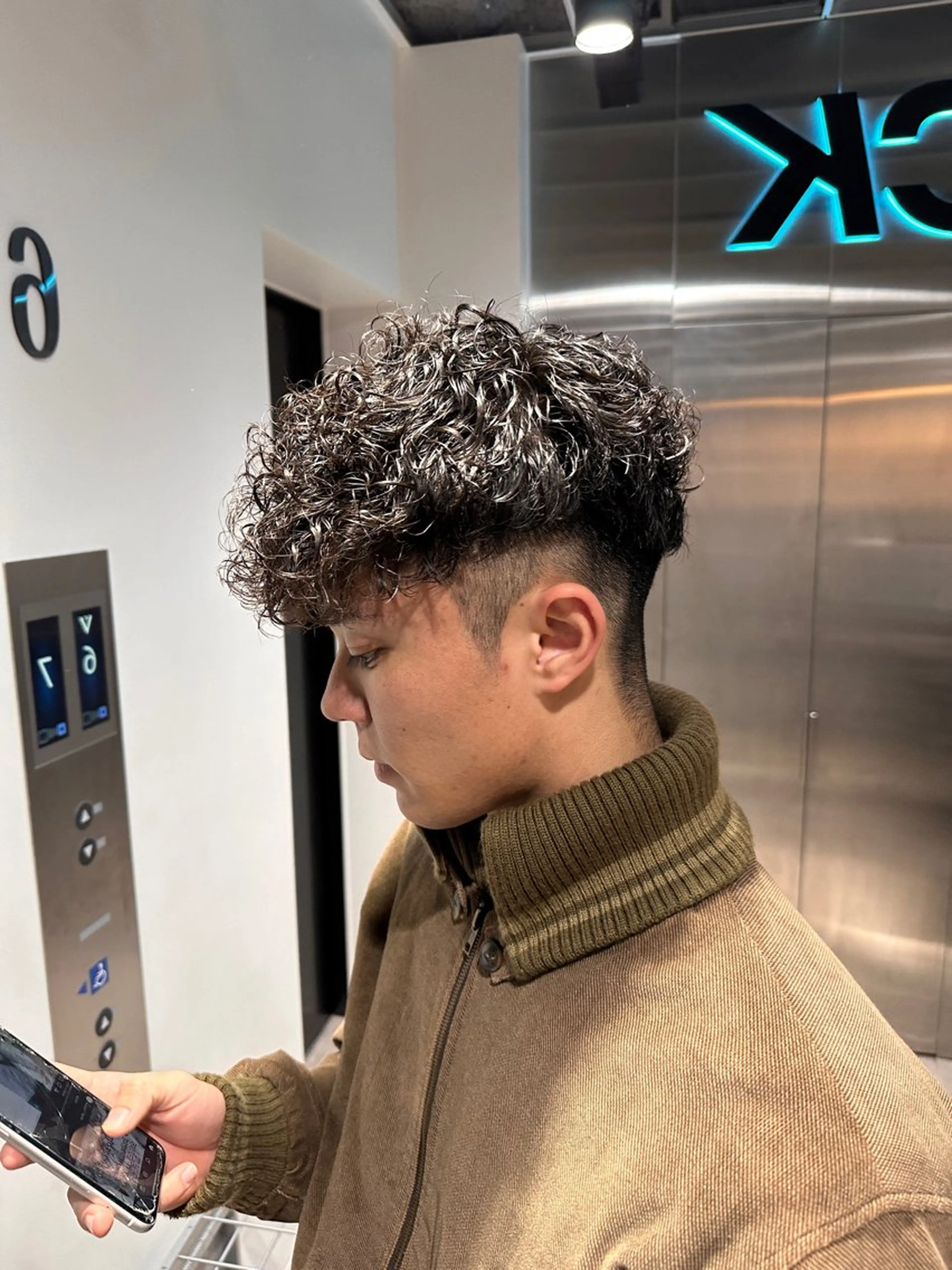 ショート パーマ メンズ 【メンズサロン】 BLUCK 横浜のヘアスタイル