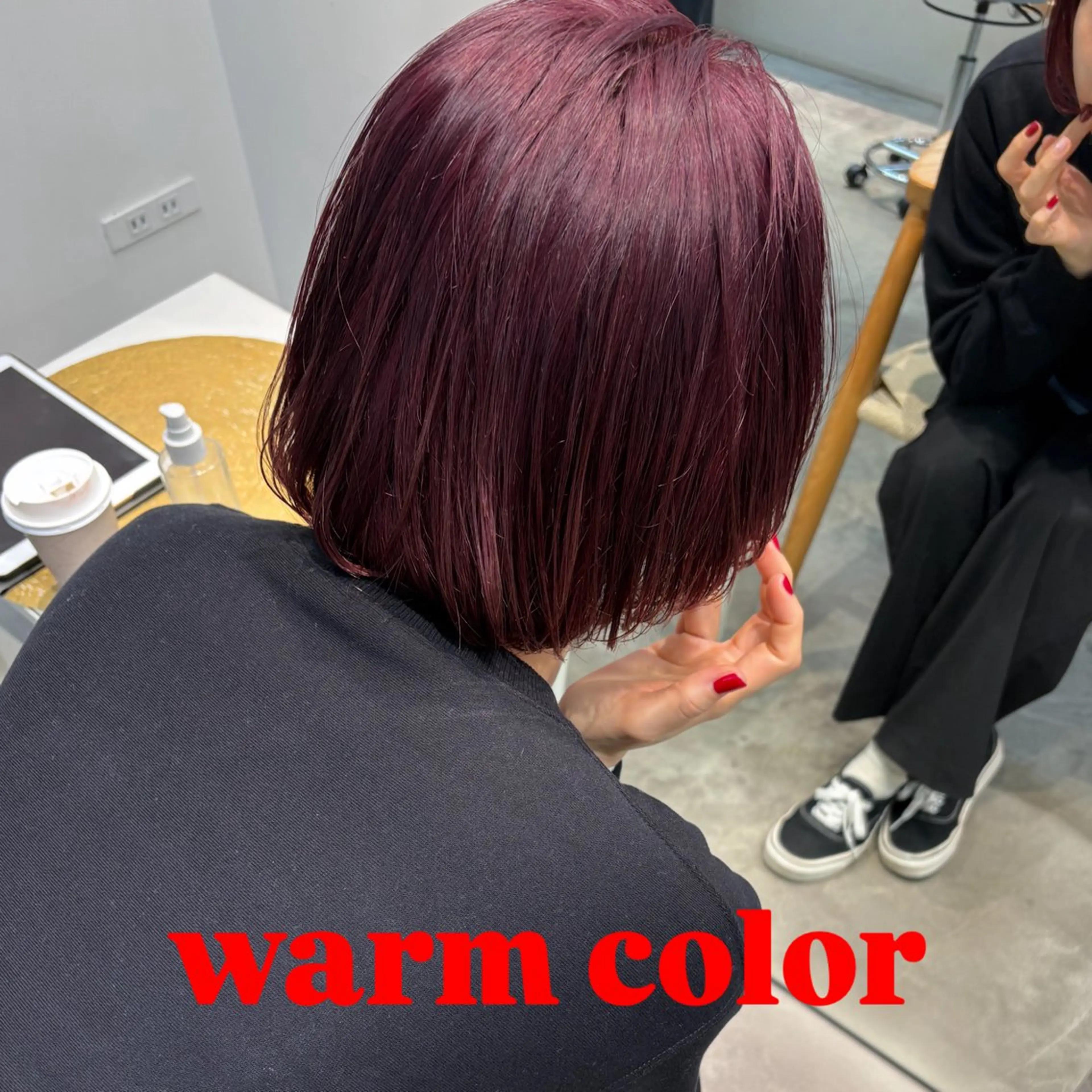 ミディアム カラー ブリーチ fit/ madokaのヘアスタイル