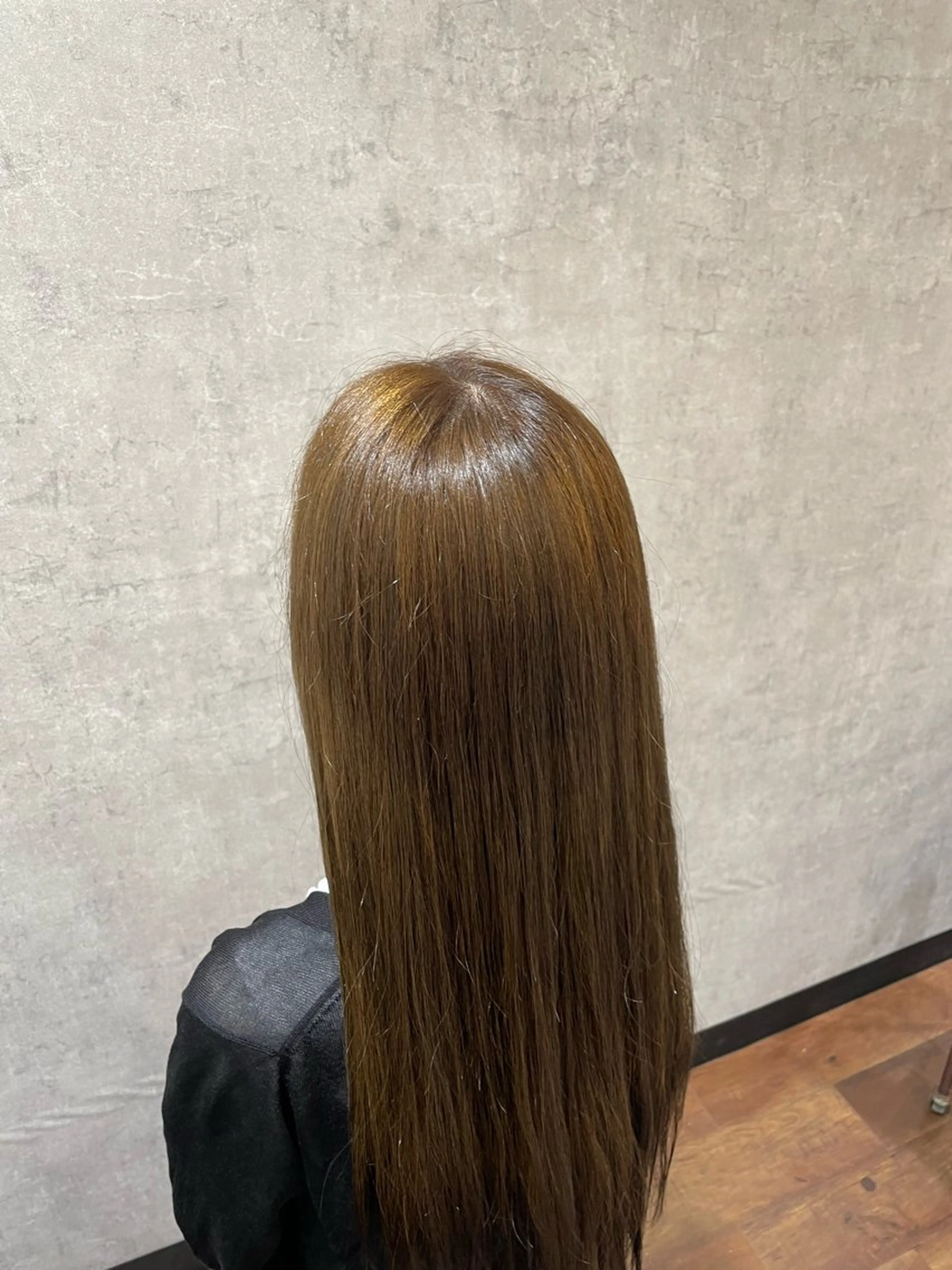 カラー トリートメント 髪質改善/暖色カラー 海野黎茉のヘアスタイル