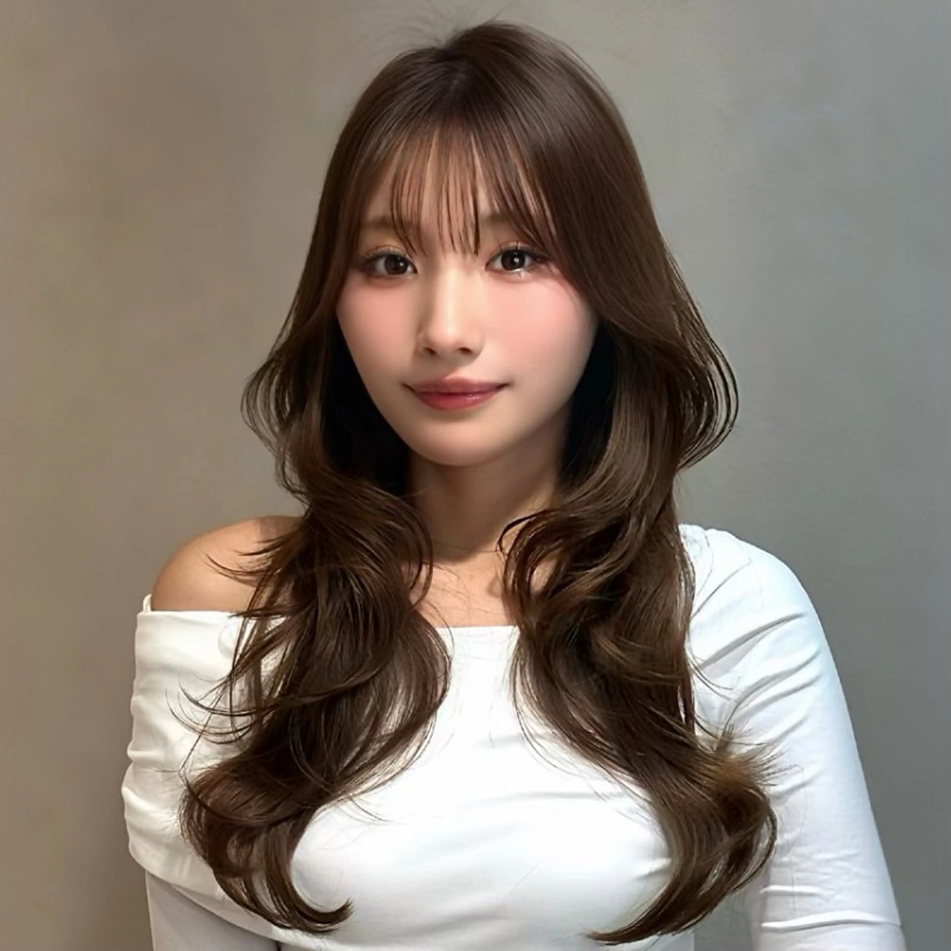 ロング カラー フェリア サウスガーデン所属・静岡/韓国レイヤー/ 艶髪/サナのヘアスタイル