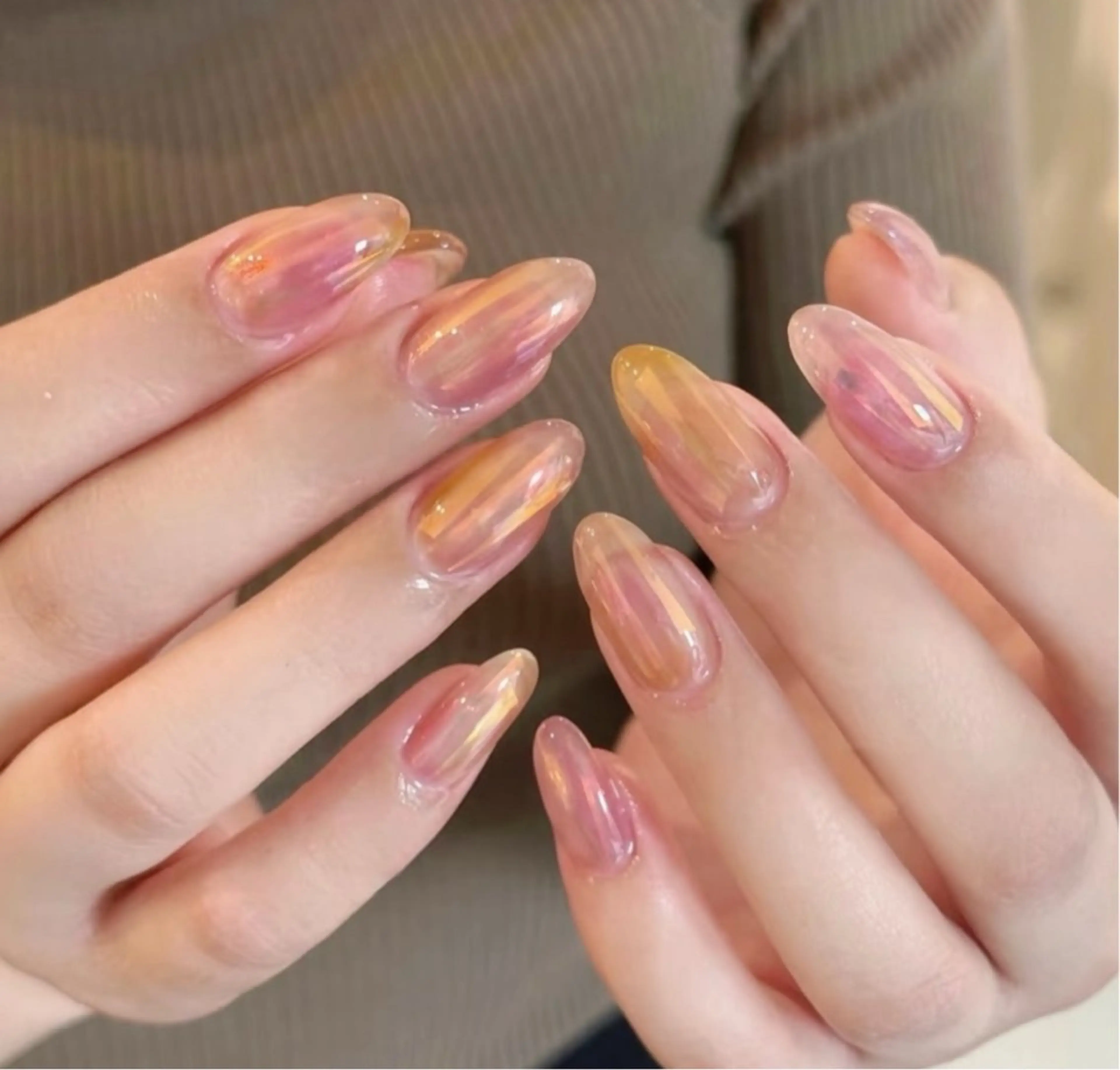 「春旬大人気」マグネット＆オーロラネイルの写真