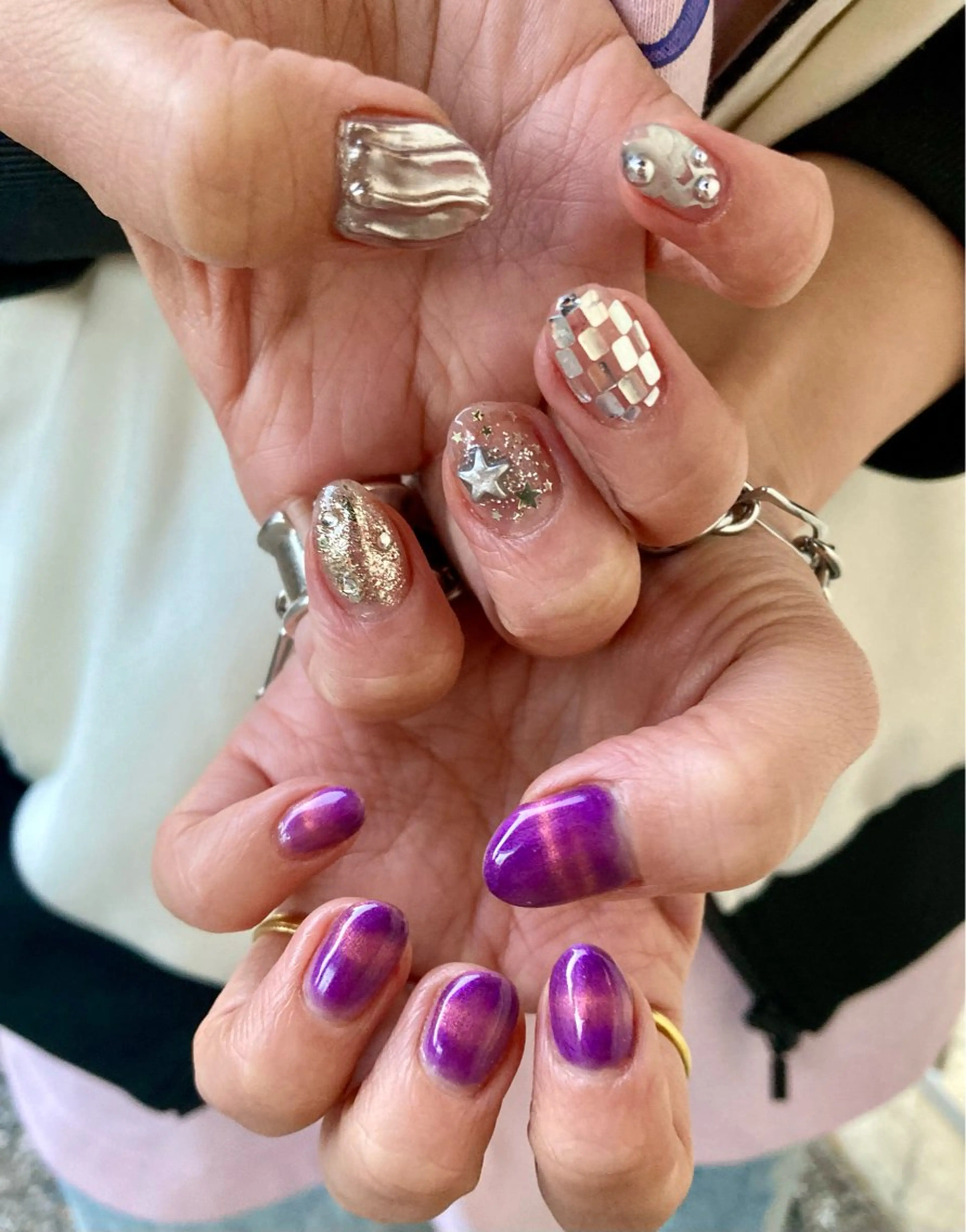 ネイル マグネットネイル Atelier Harmonicのネイルデザイン