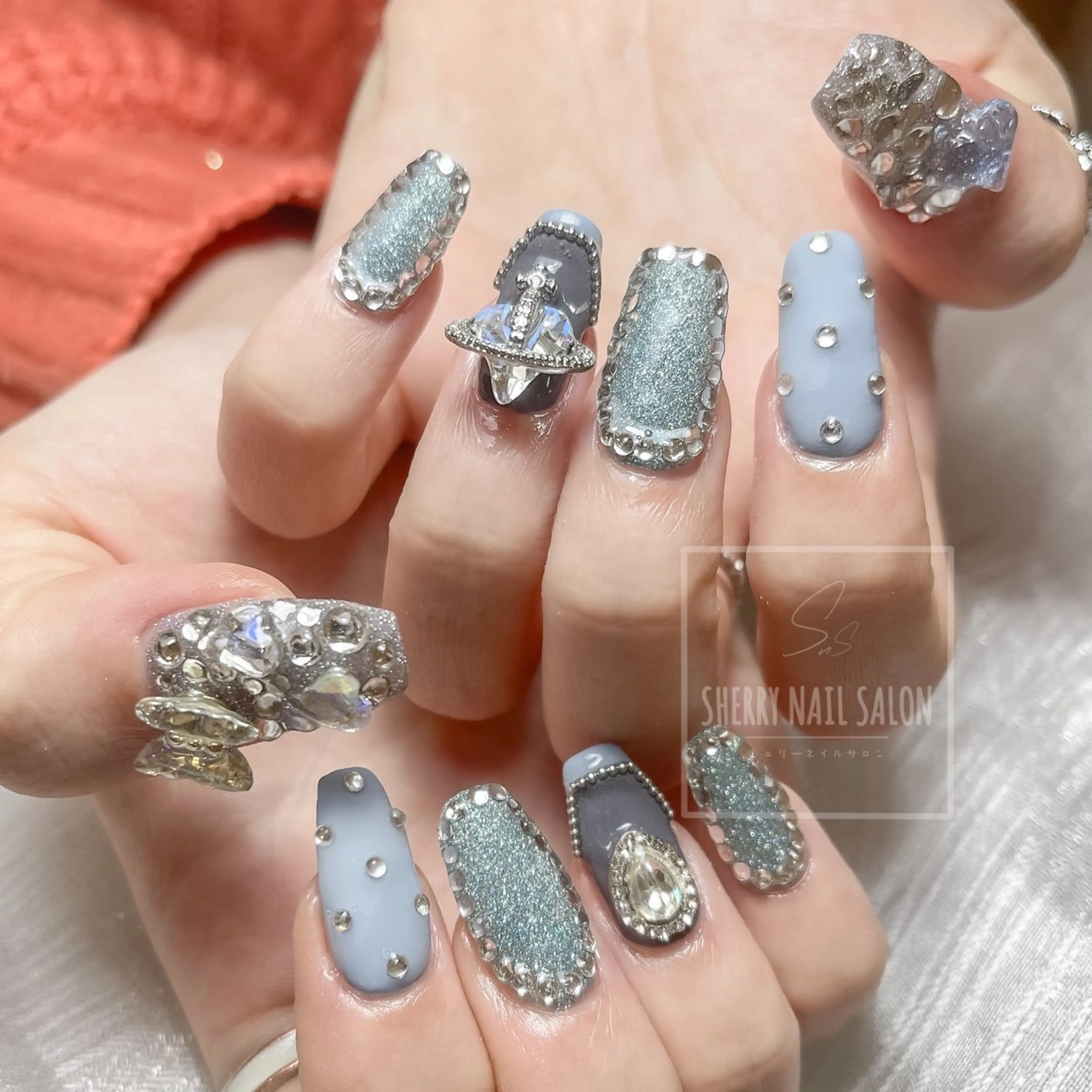 ネイル チークネイル 長さ出し フレンチネイル ジェルネイル グラデーション moe自宅ネイルサロン所属・萌 自宅ネイルサロンのネイルデザイン