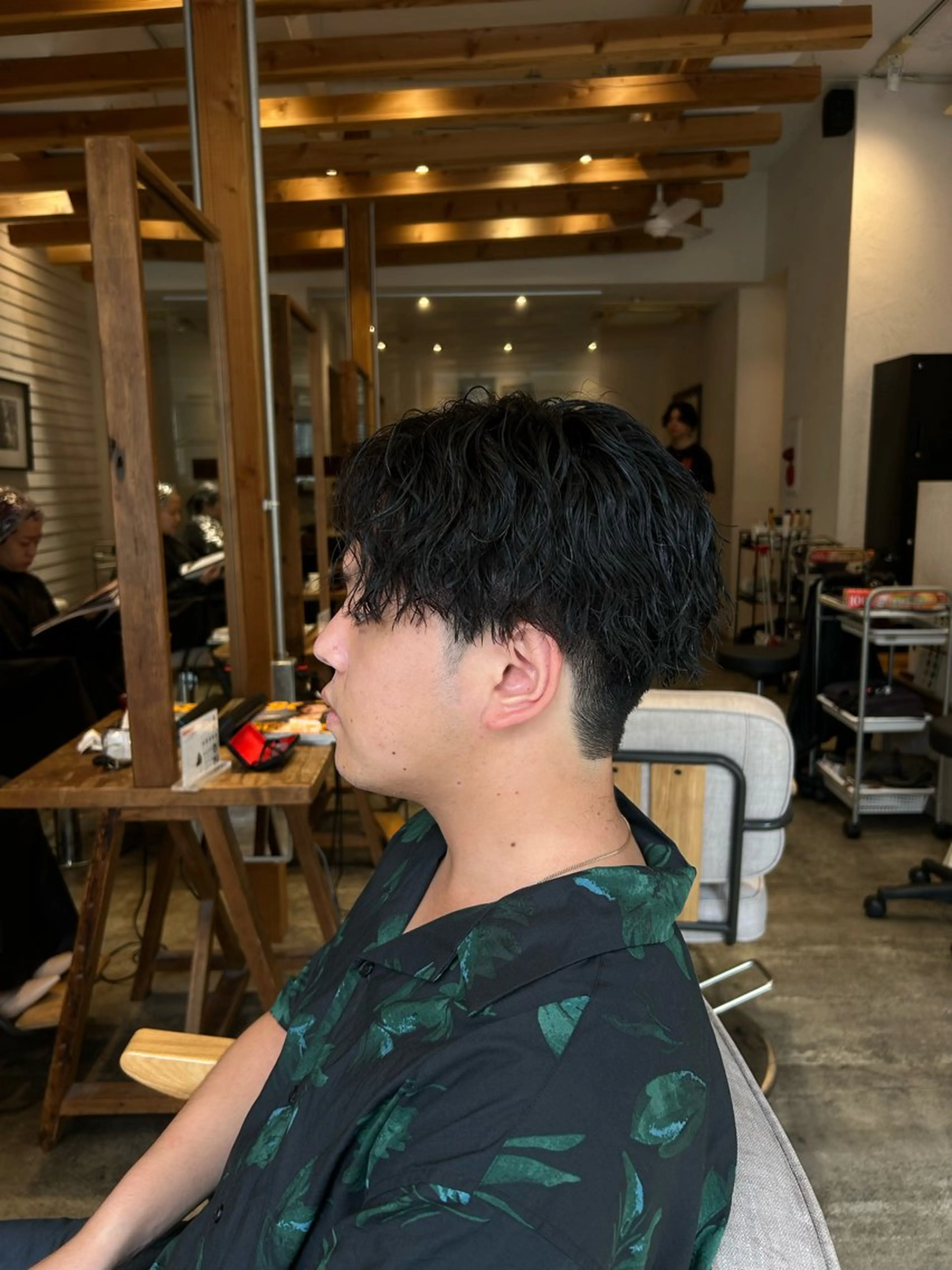 メンズ カット パーマ 三浦 翔太のヘアスタイル