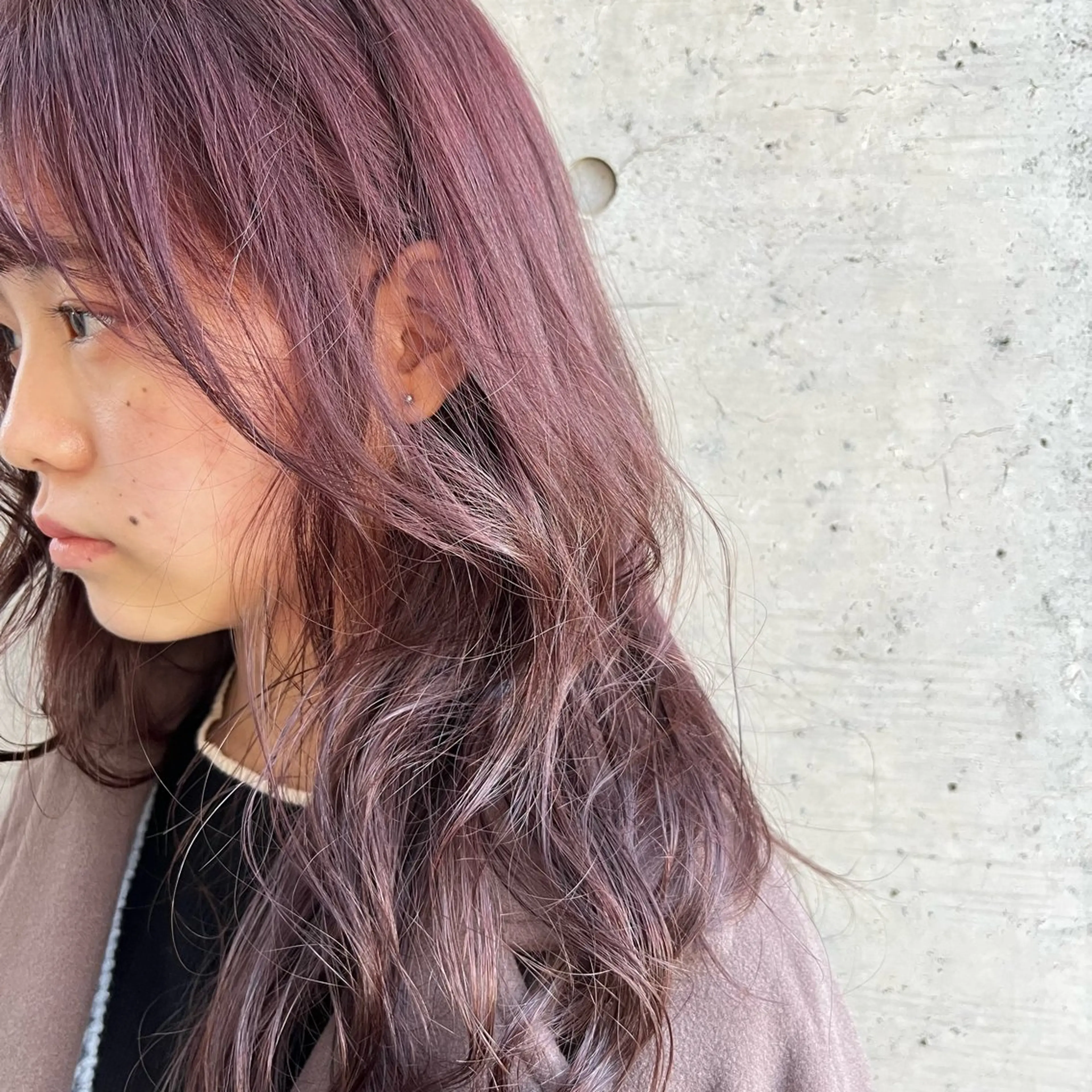 ロング カラー ブリーチ 透明感カラー ダブルカラー ブリーチなしカラー ピンクカラー カット ヘアカラー quon RYUYA /レイヤー✂️のその他イメージ