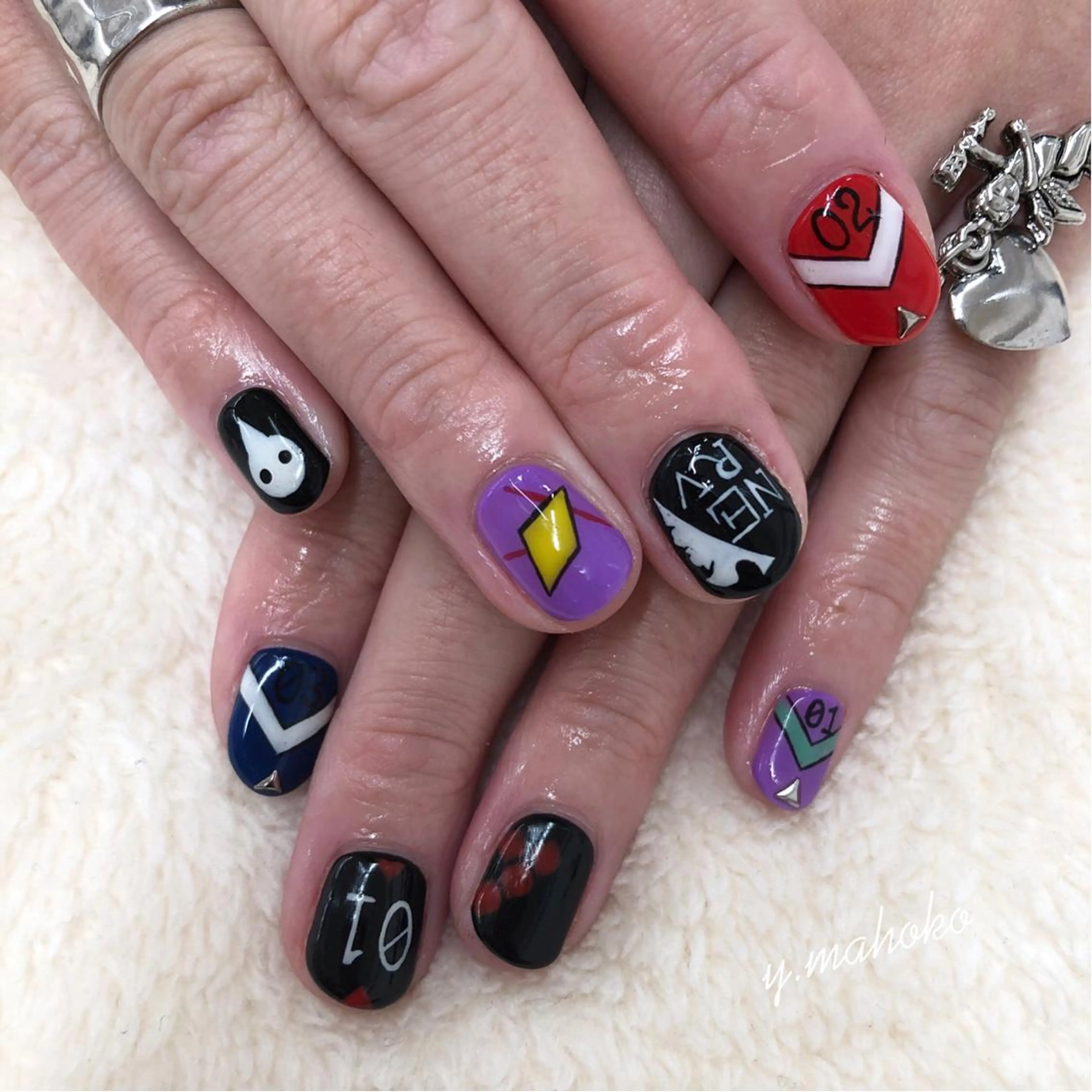 ネイル ハンドネイル She nail studio 原宿所属・パラジェル有/ スカルプ/mahoのネイルデザイン