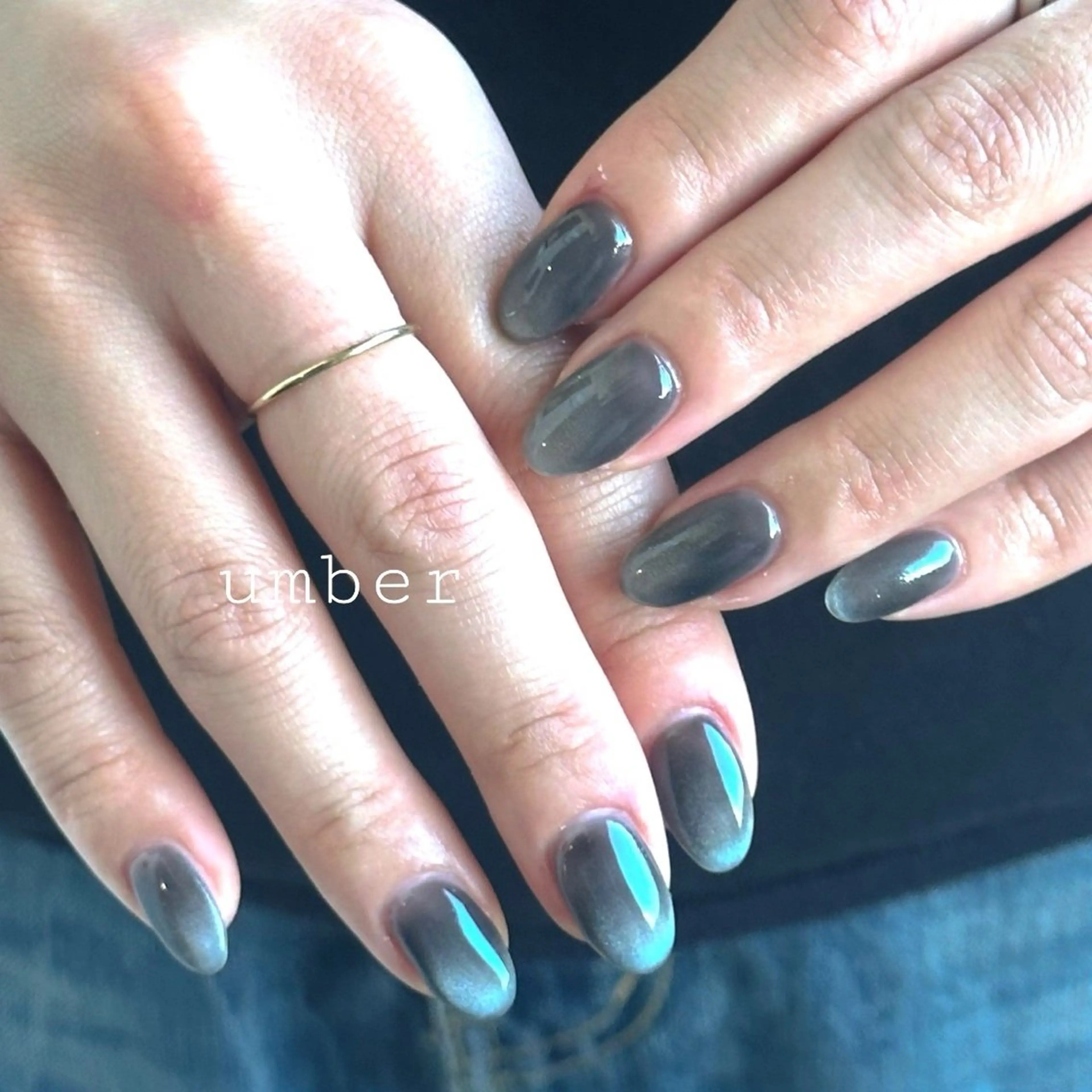 ネイル ハンドネイル umber 三茶1分のネイルデザイン