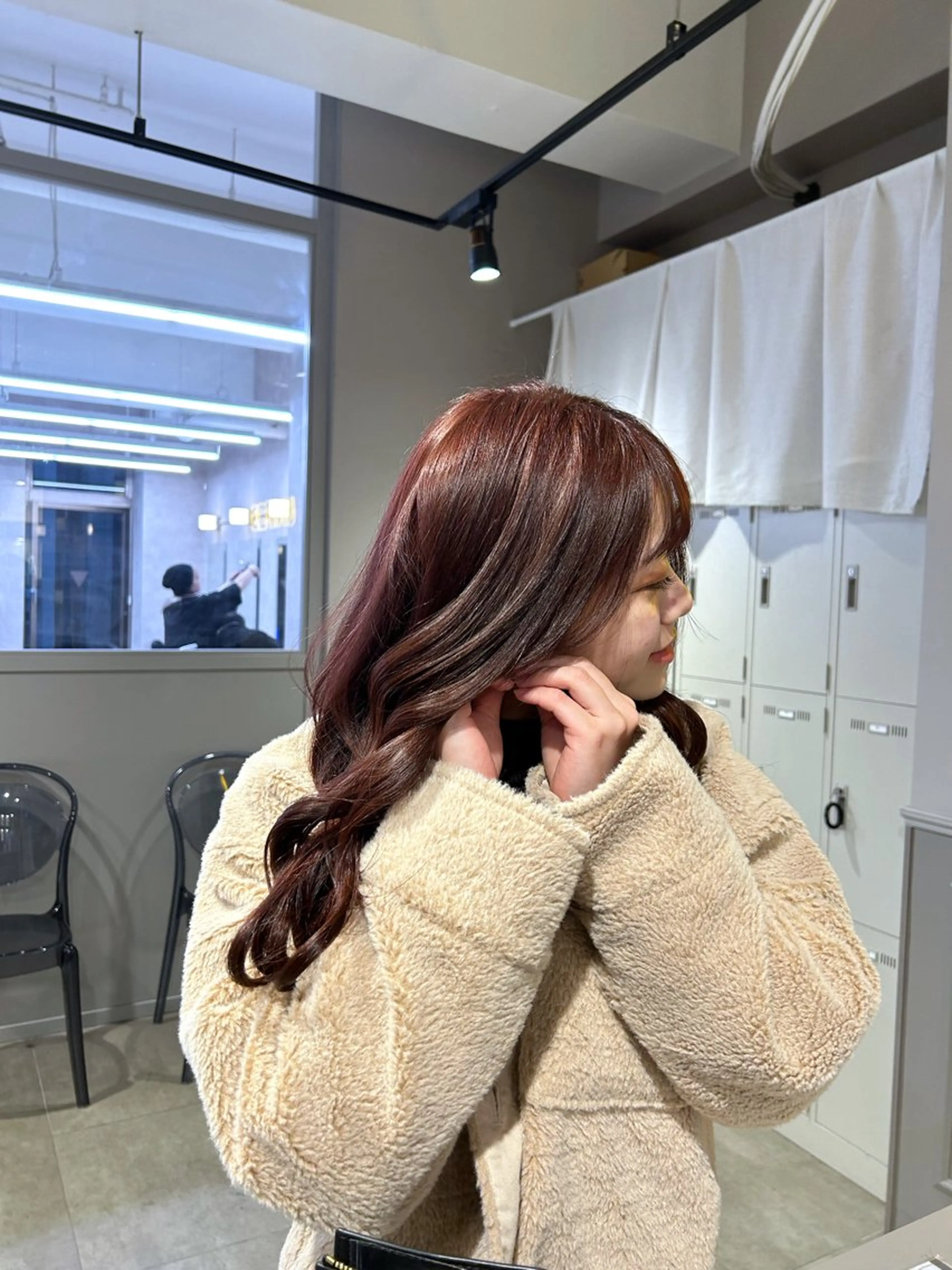 カラー 透明感ベージュ🤎 ナチュラルレイヤーのヘアスタイル