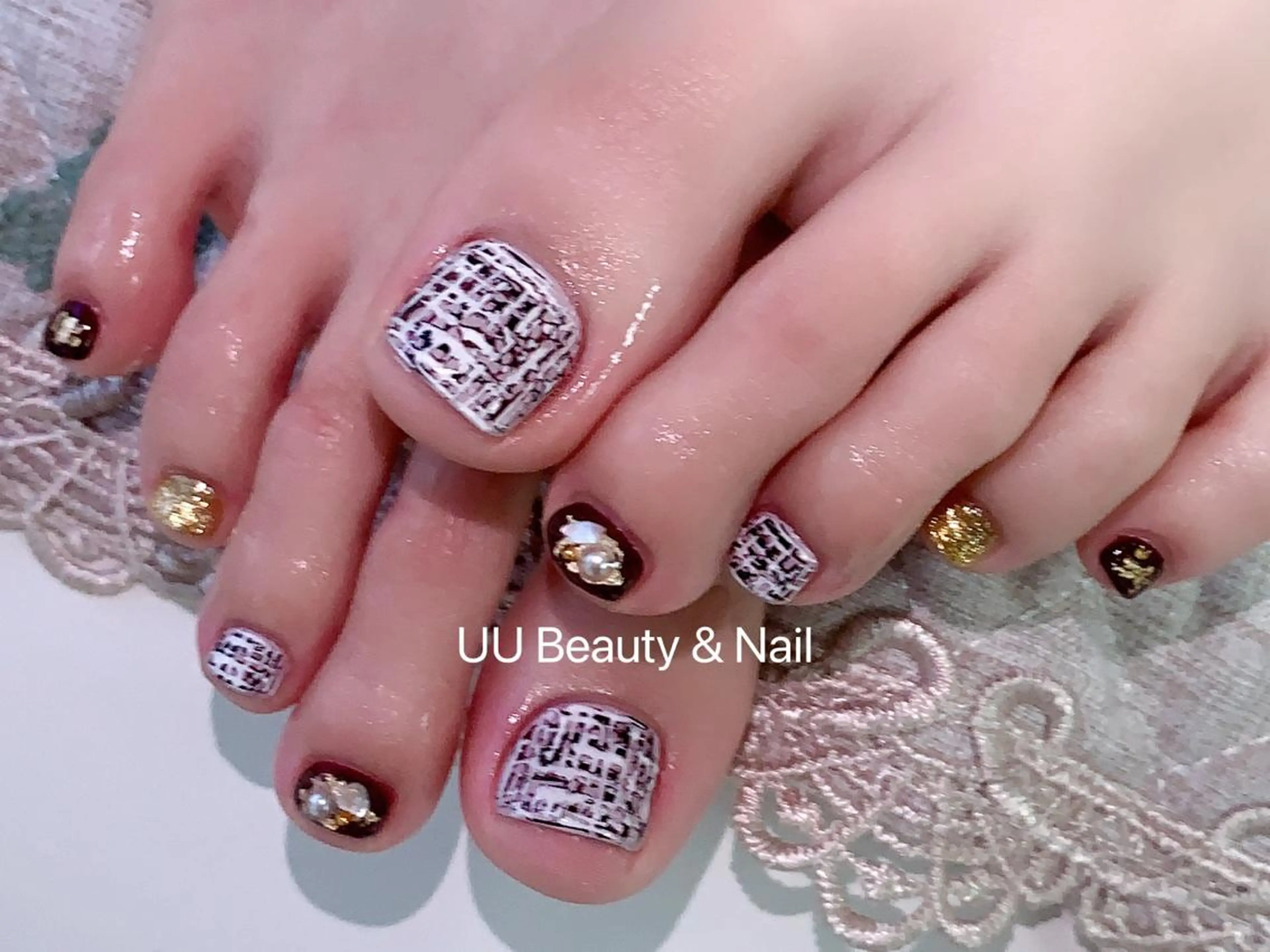 ネイル フットネイル UU Beauty &Nailのネイルデザイン