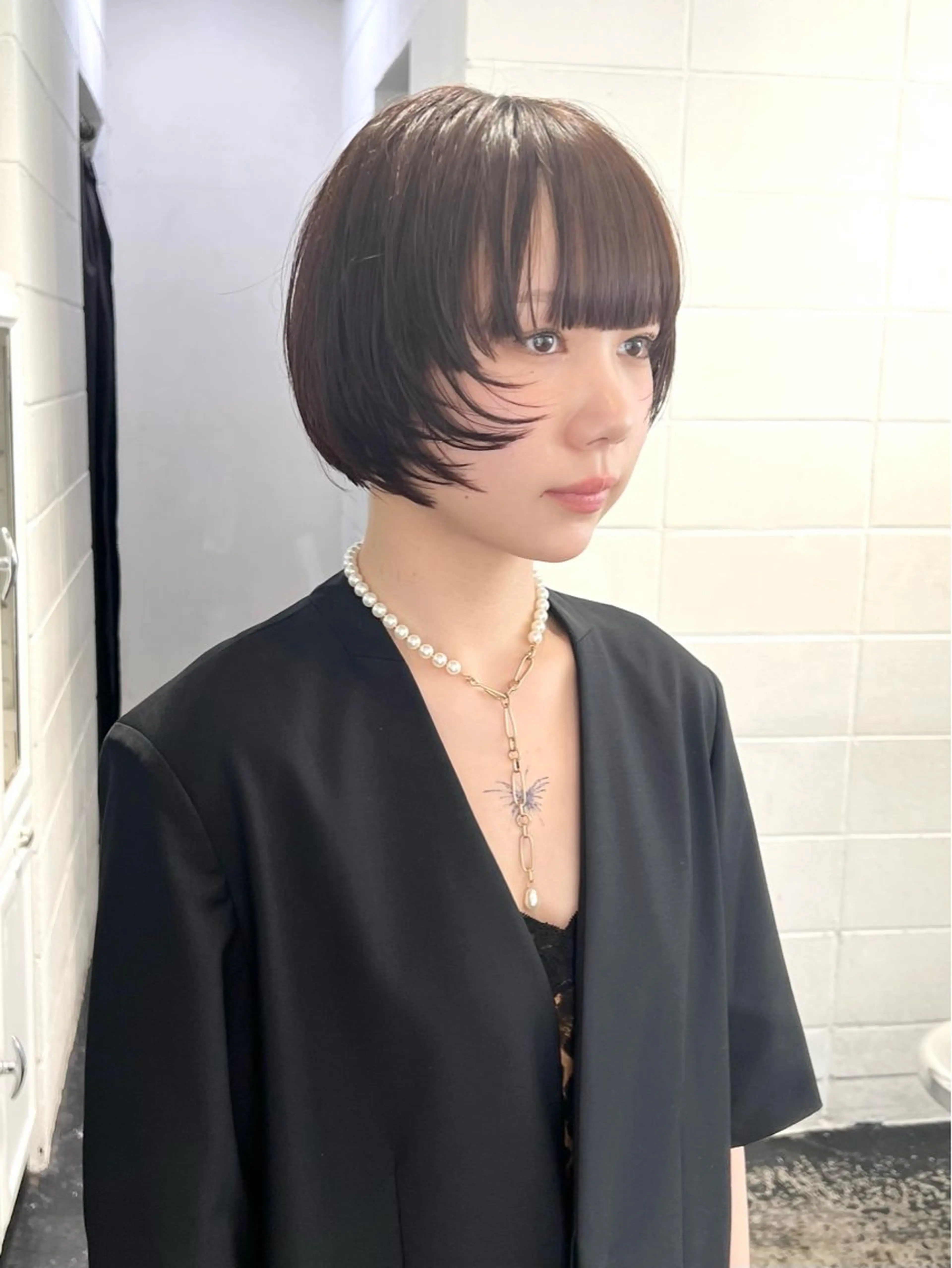 ショート カラー カット ヘアカラー トリートメント HARU//原宿🤍 リピート率NO.1のヘアスタイル