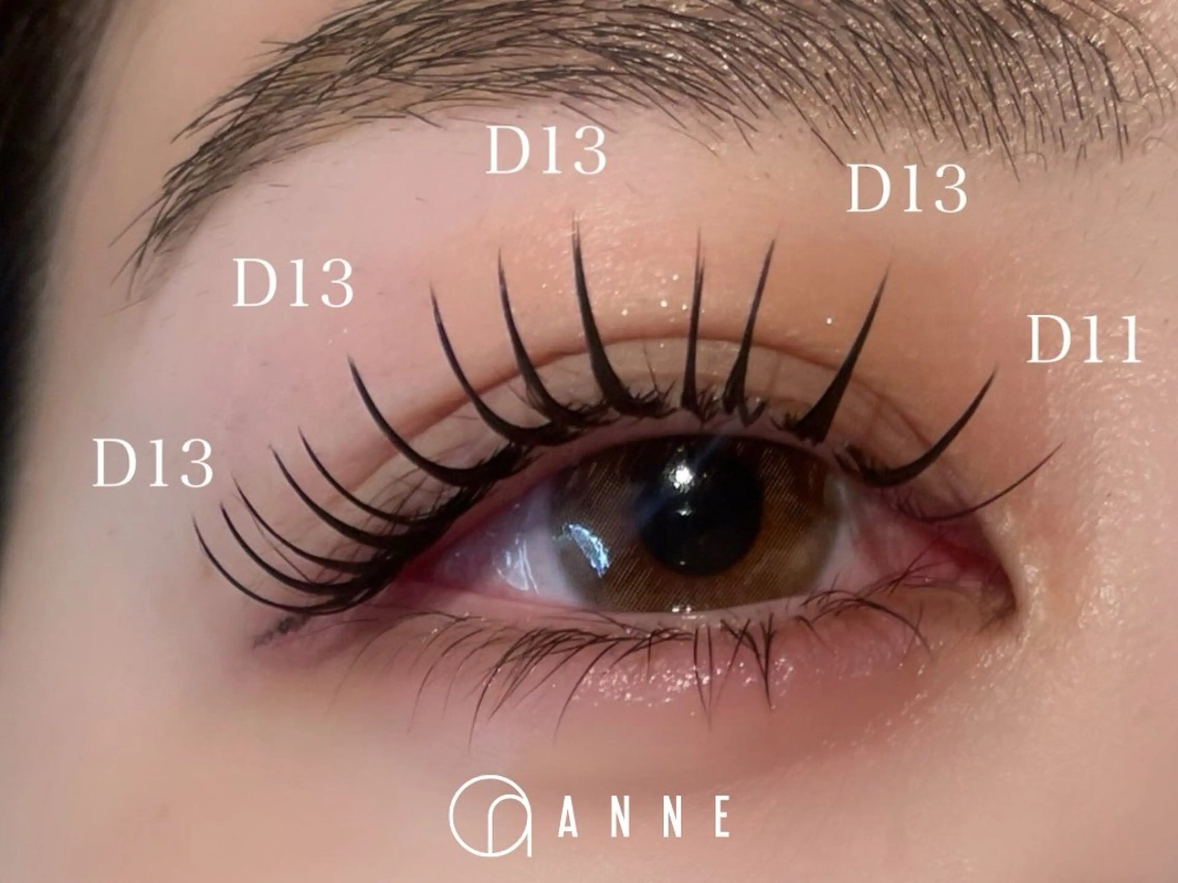 マツエク・マツパ ANNE梅田GRACE店所属・池内 悠華のマツエク・マツパデザイン