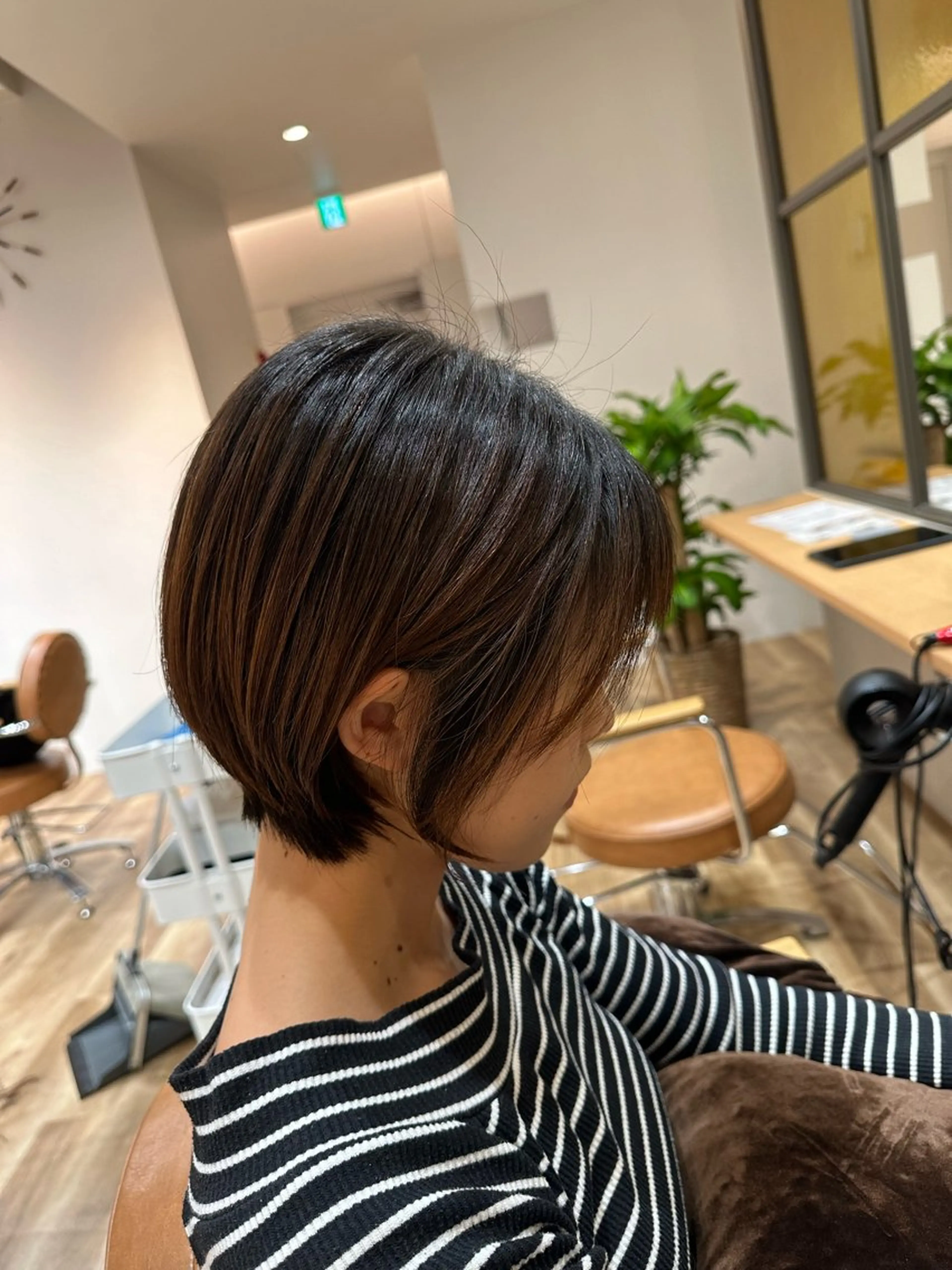 ショート カット トリートメント ヘッドスパ 梅本 夢香のヘアスタイル