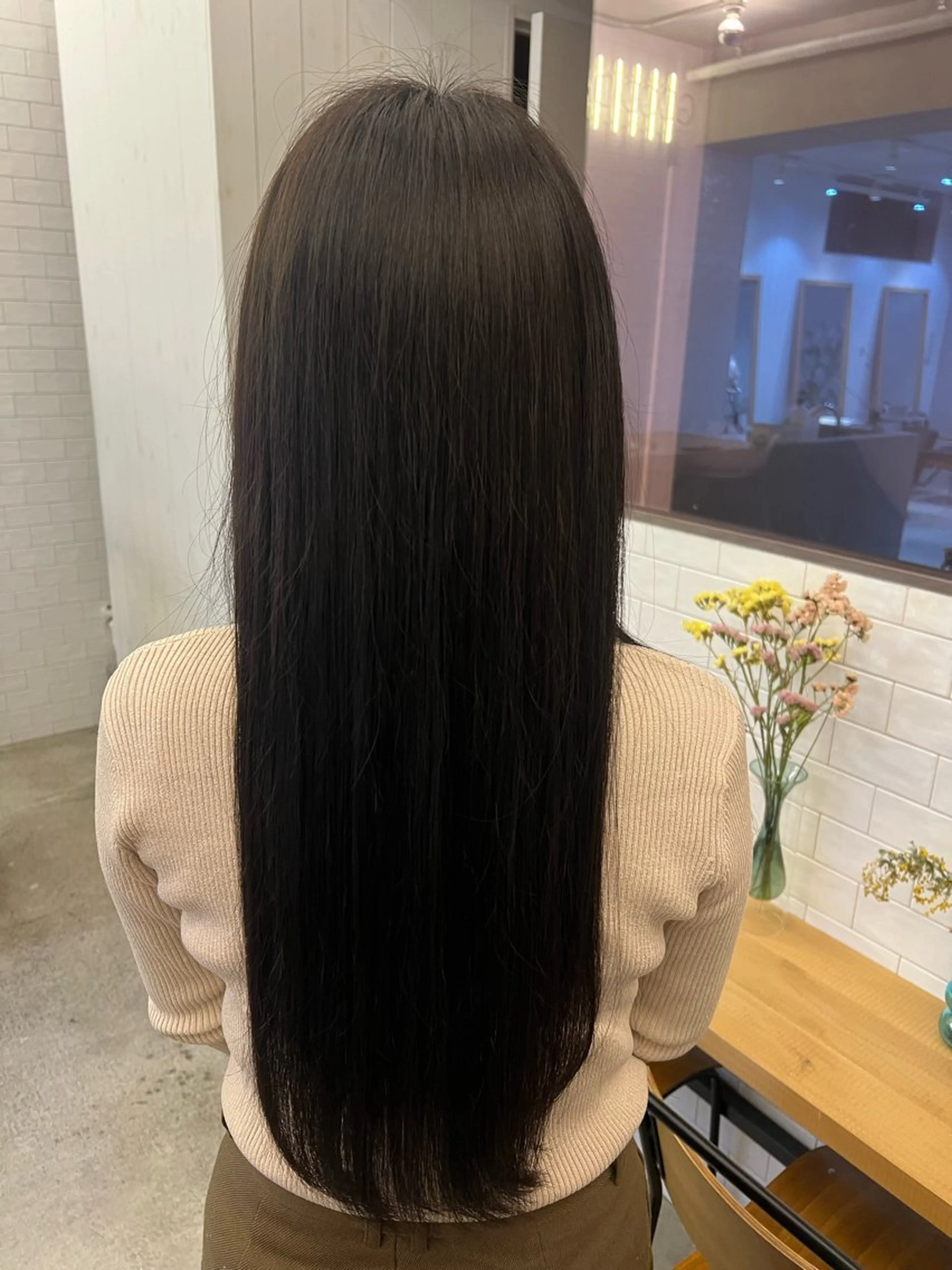 ロング ヘアカラー トリートメント 髙橋 かなこのヘアスタイル