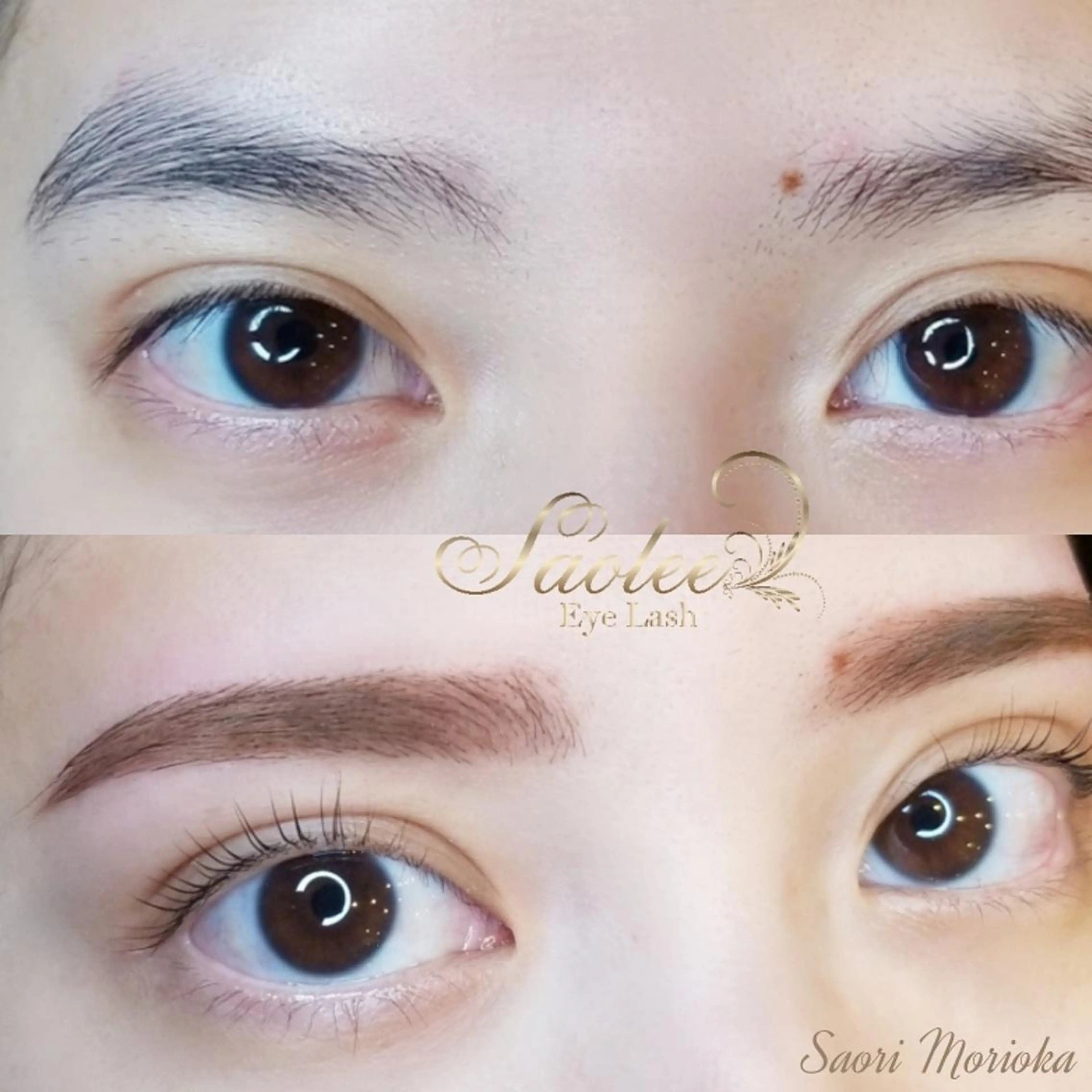 マツエク・マツパ パリジェンヌラッシュリフト M SAORIのマツエク・マツパデザイン