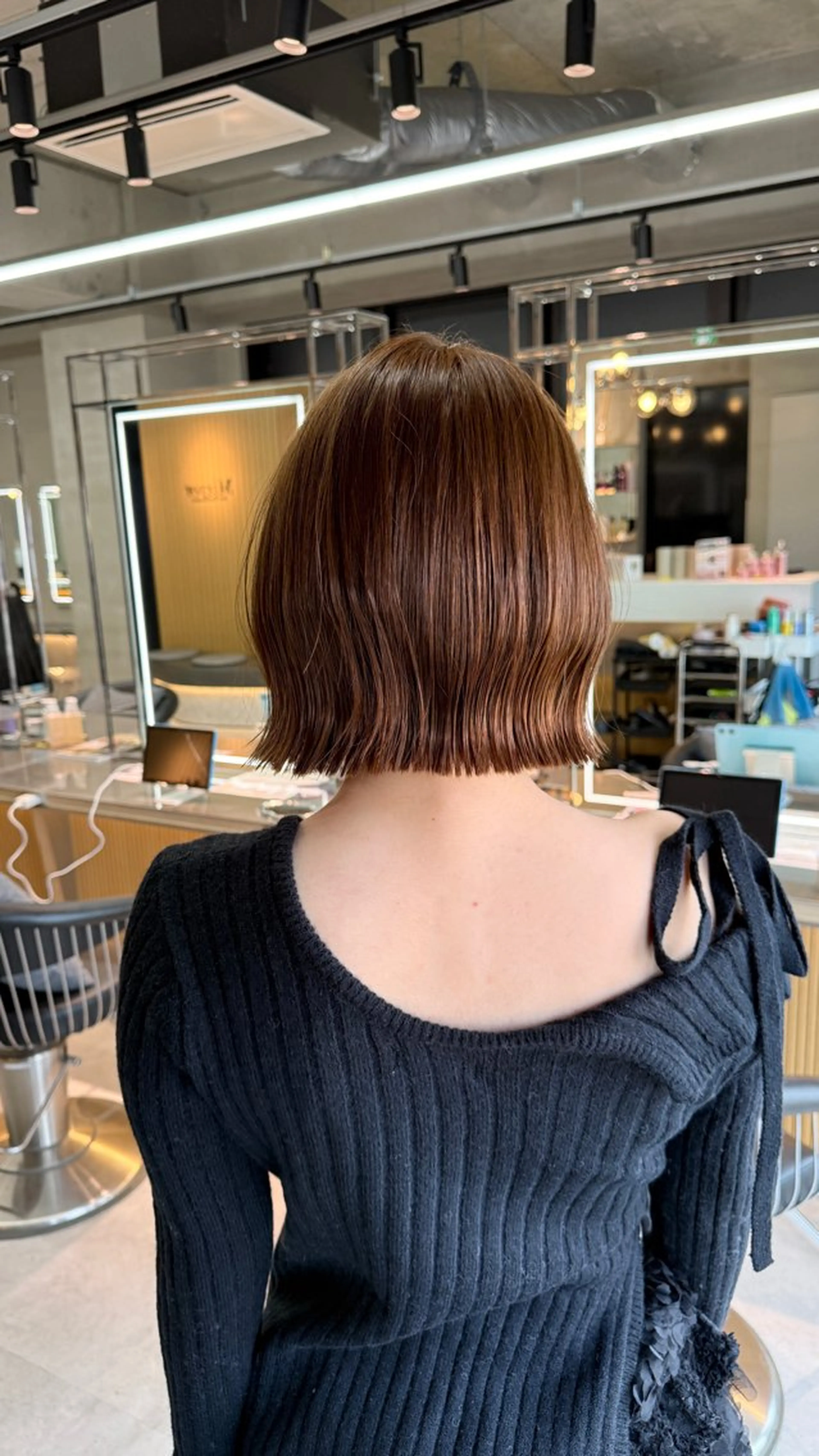 ショート カラー 木元 瑛✂︎ボブのヘアスタイル
