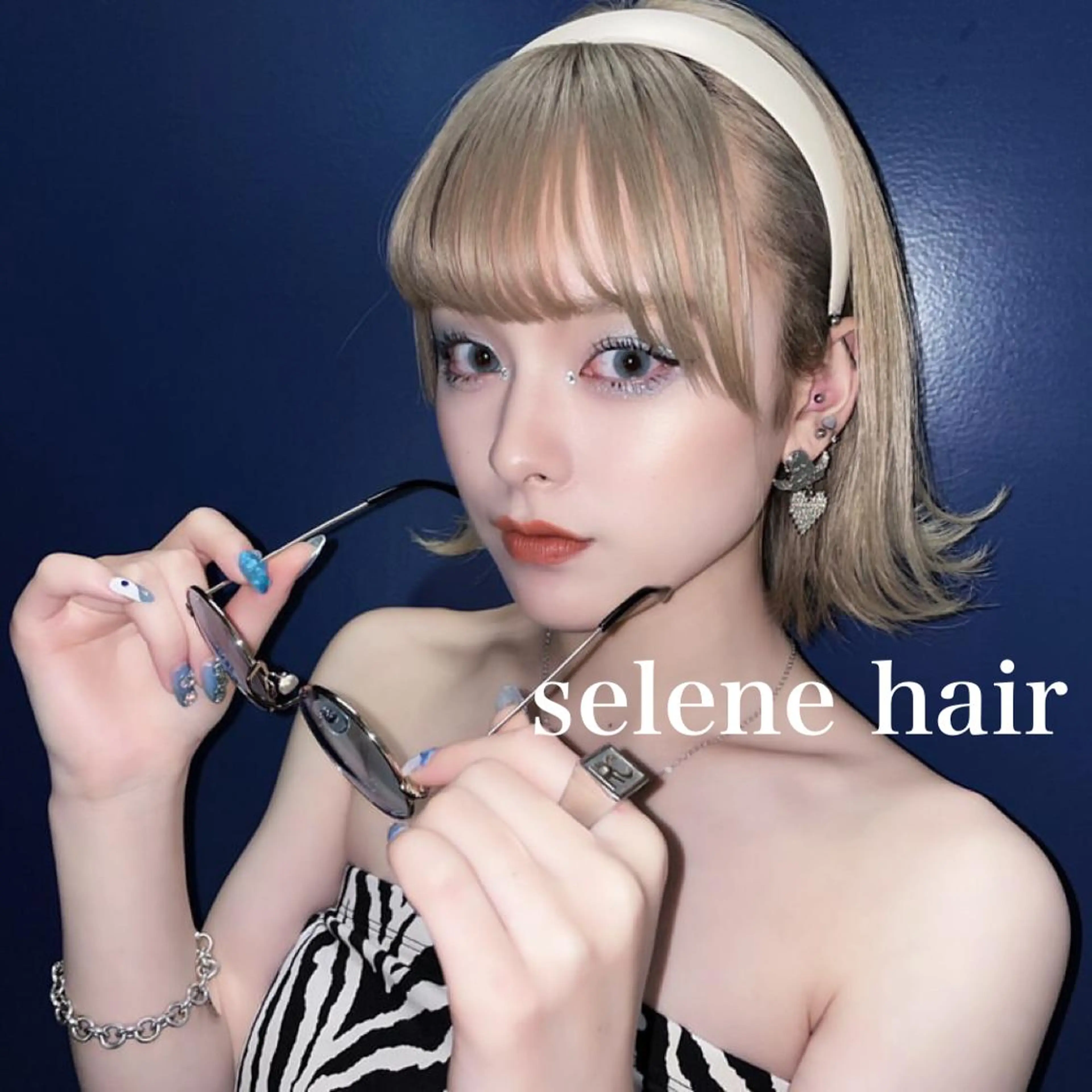 ミディアム カラー ヘアカラー Selenehair 三条本店のヘアスタイル