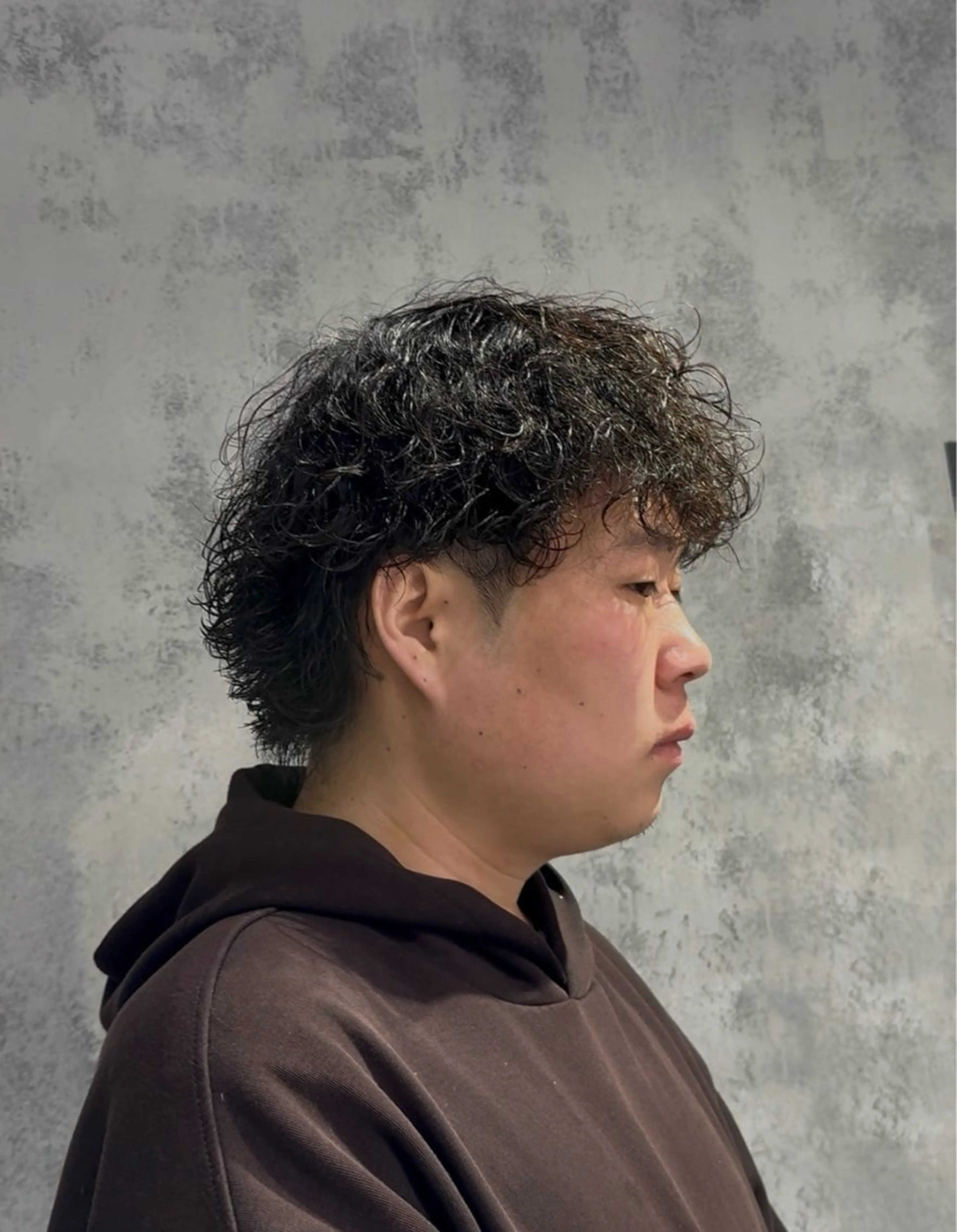 パーマ メンズ メンズパーマ パーマ 曲がる縮毛矯正/メン ズパーマ/シュントのヘアスタイル