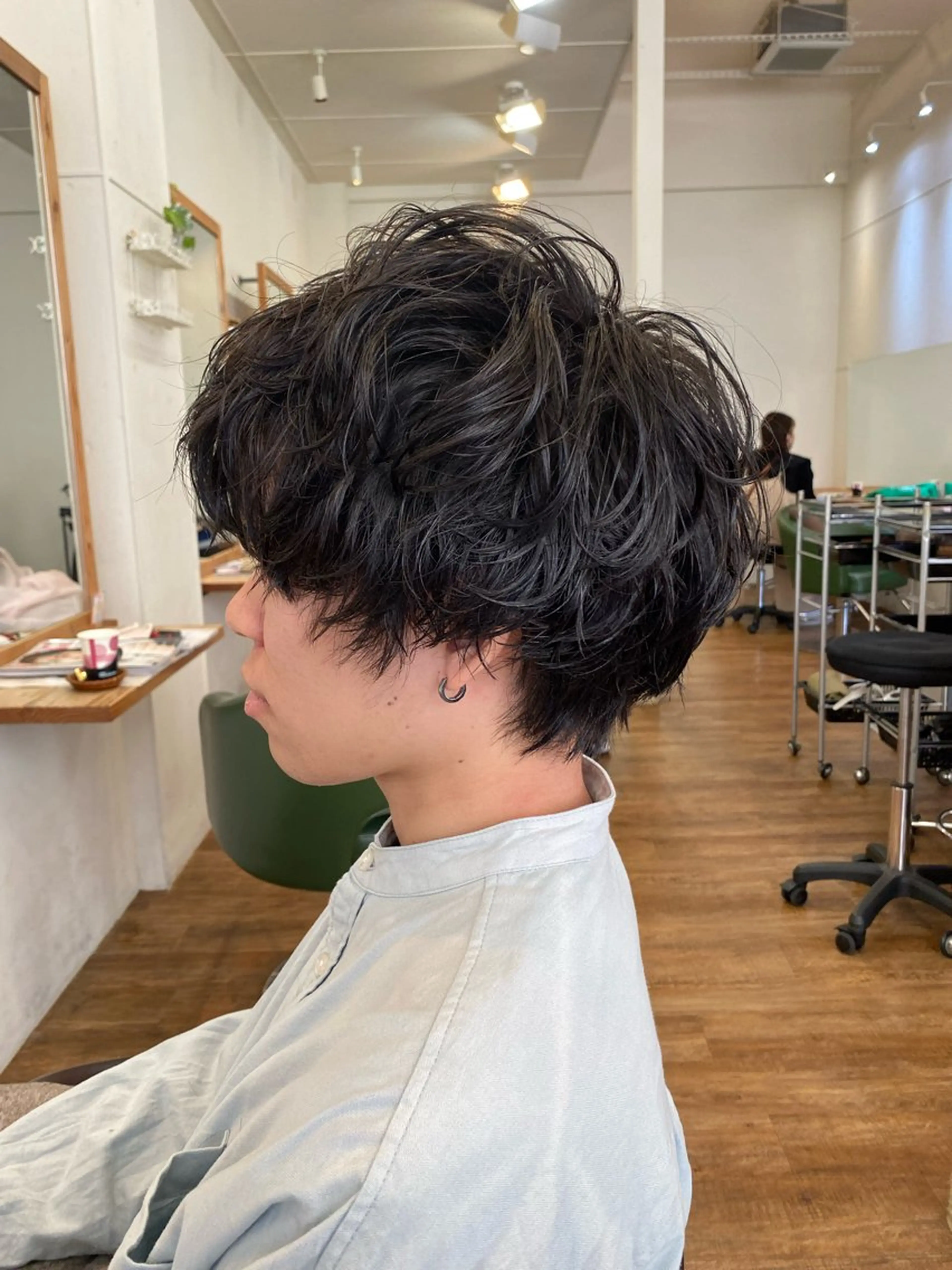 ショート パーマ メンズ 西村 恵祐のヘアスタイル