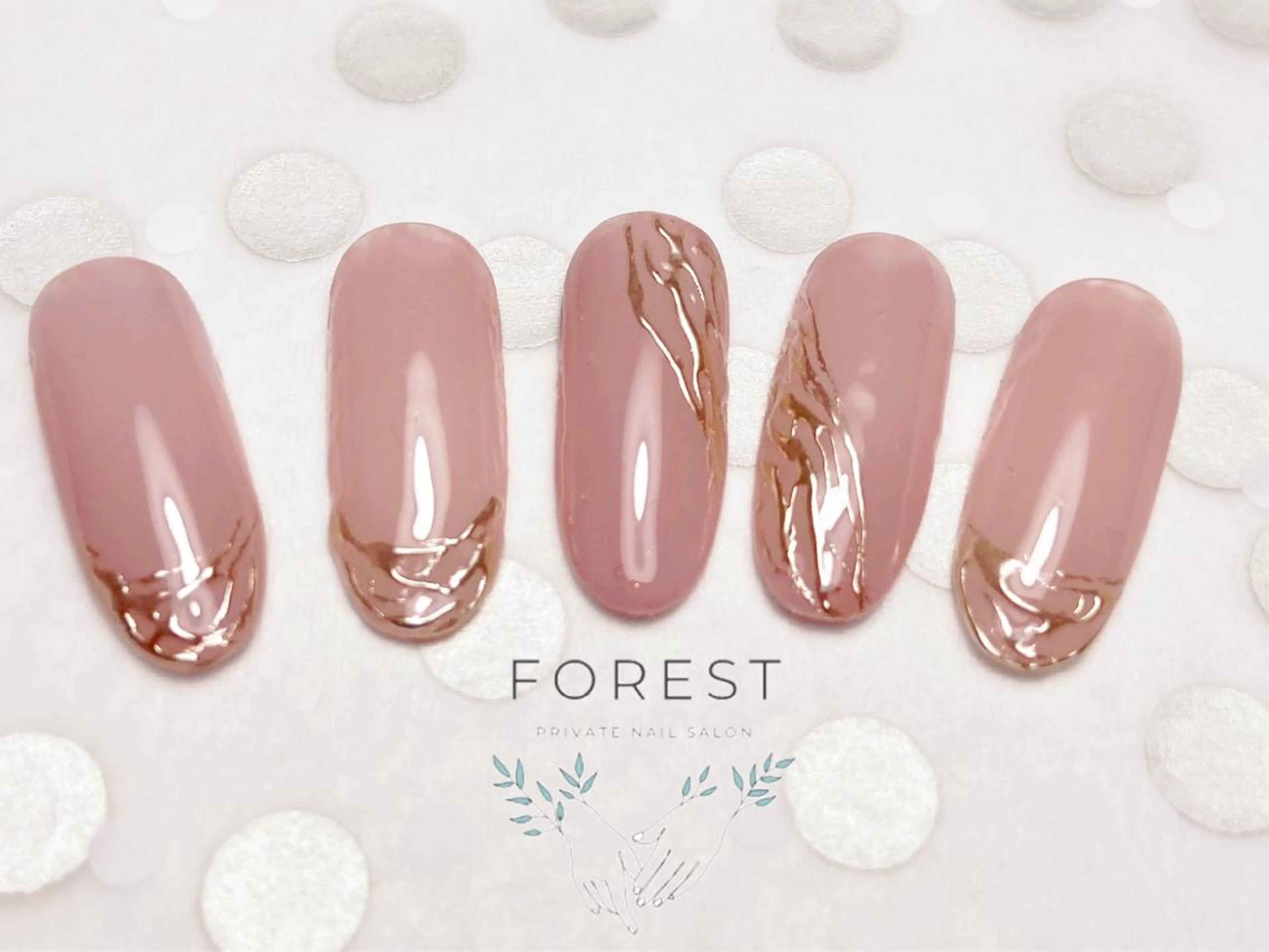 ネイル 白岡市篠津自宅 サロンForestのネイルデザイン