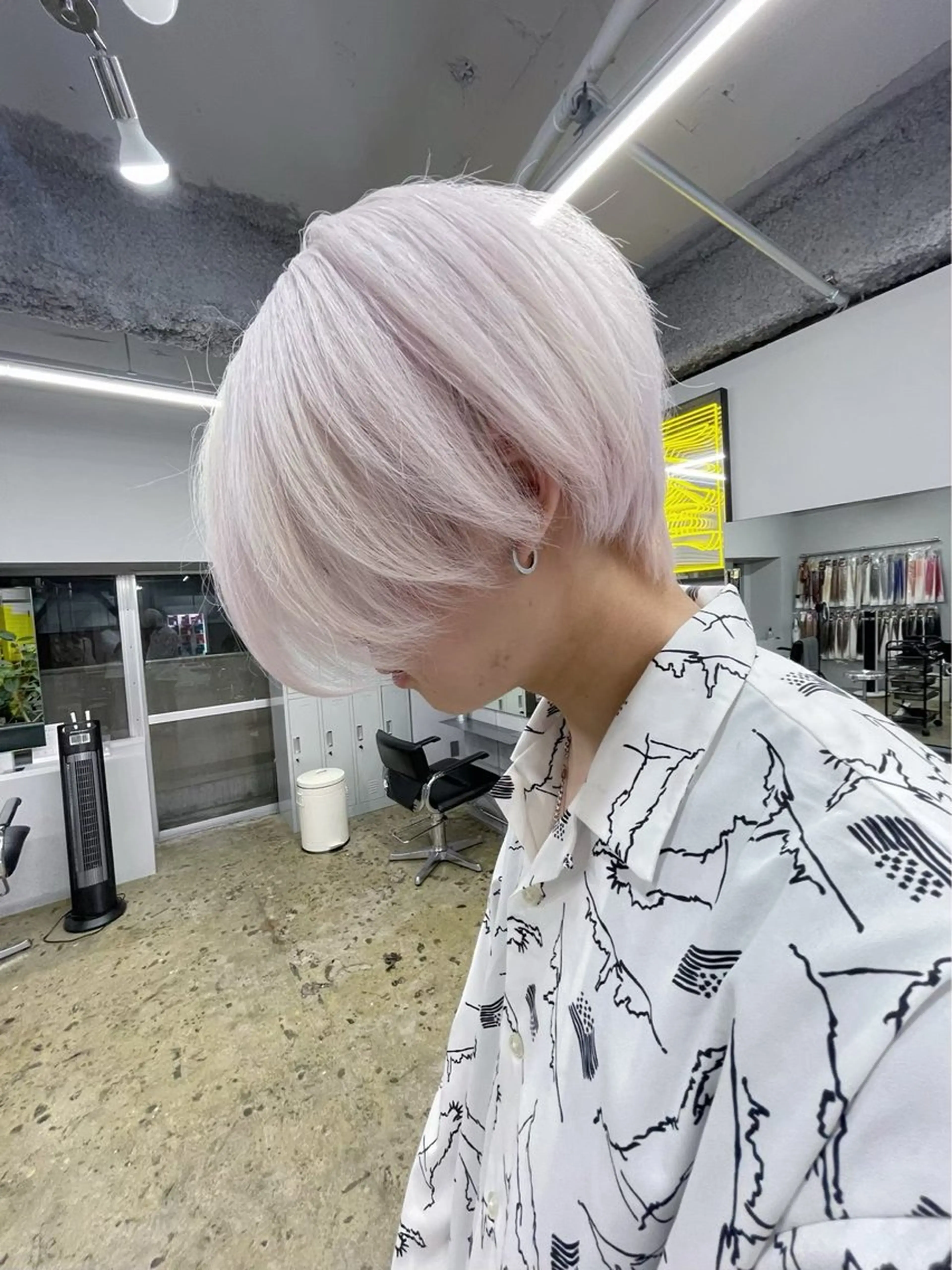 ショート カラー メンズ メンズブリーチ ブリーチ ケアブリーチ ヘアカラー トリートメント LAME 【レイム】のヘアスタイル