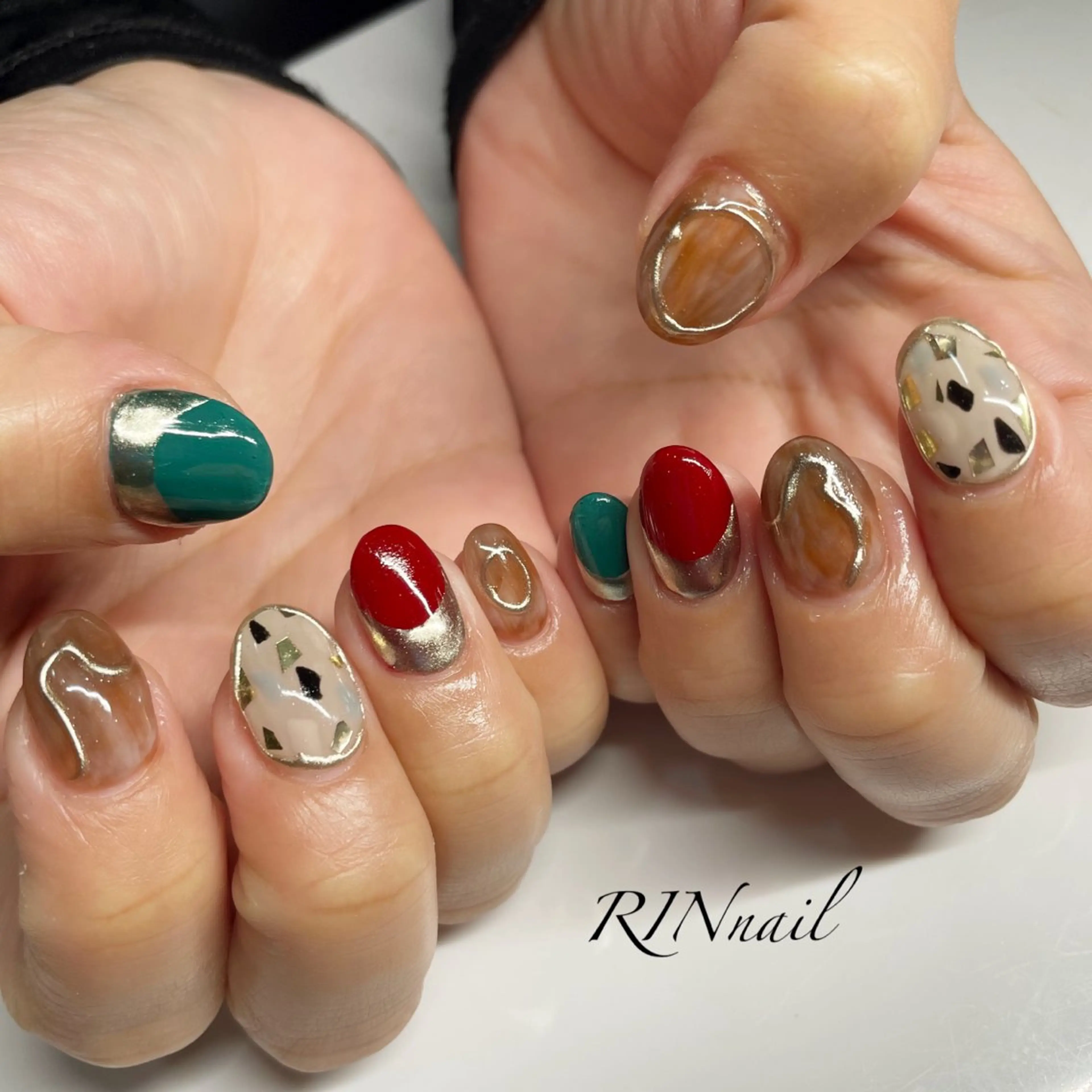 ネイル ハンドネイル ハンドケア RIN HOMEnailのネイルデザイン